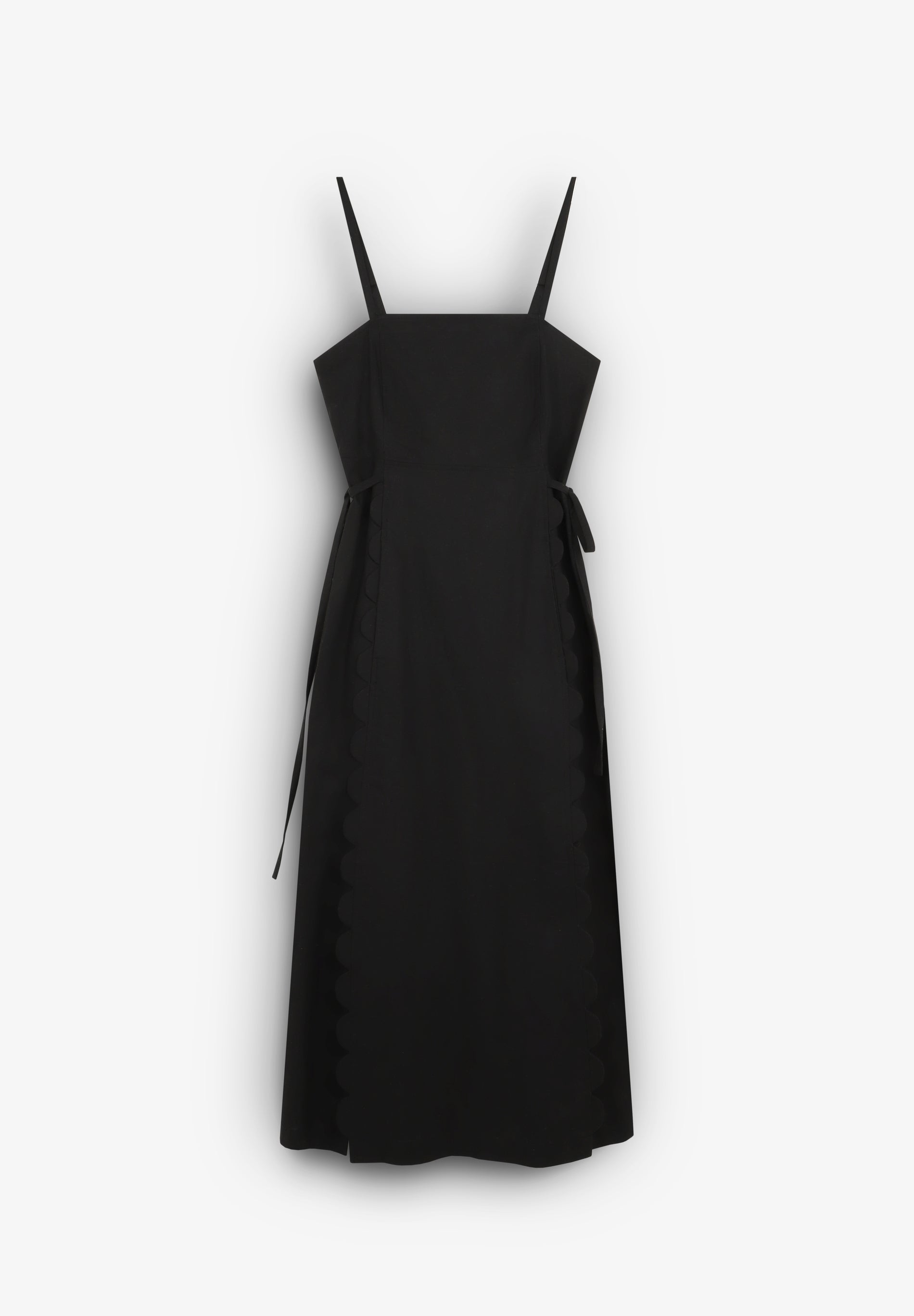 SCLINEN SCALLOP DRESS