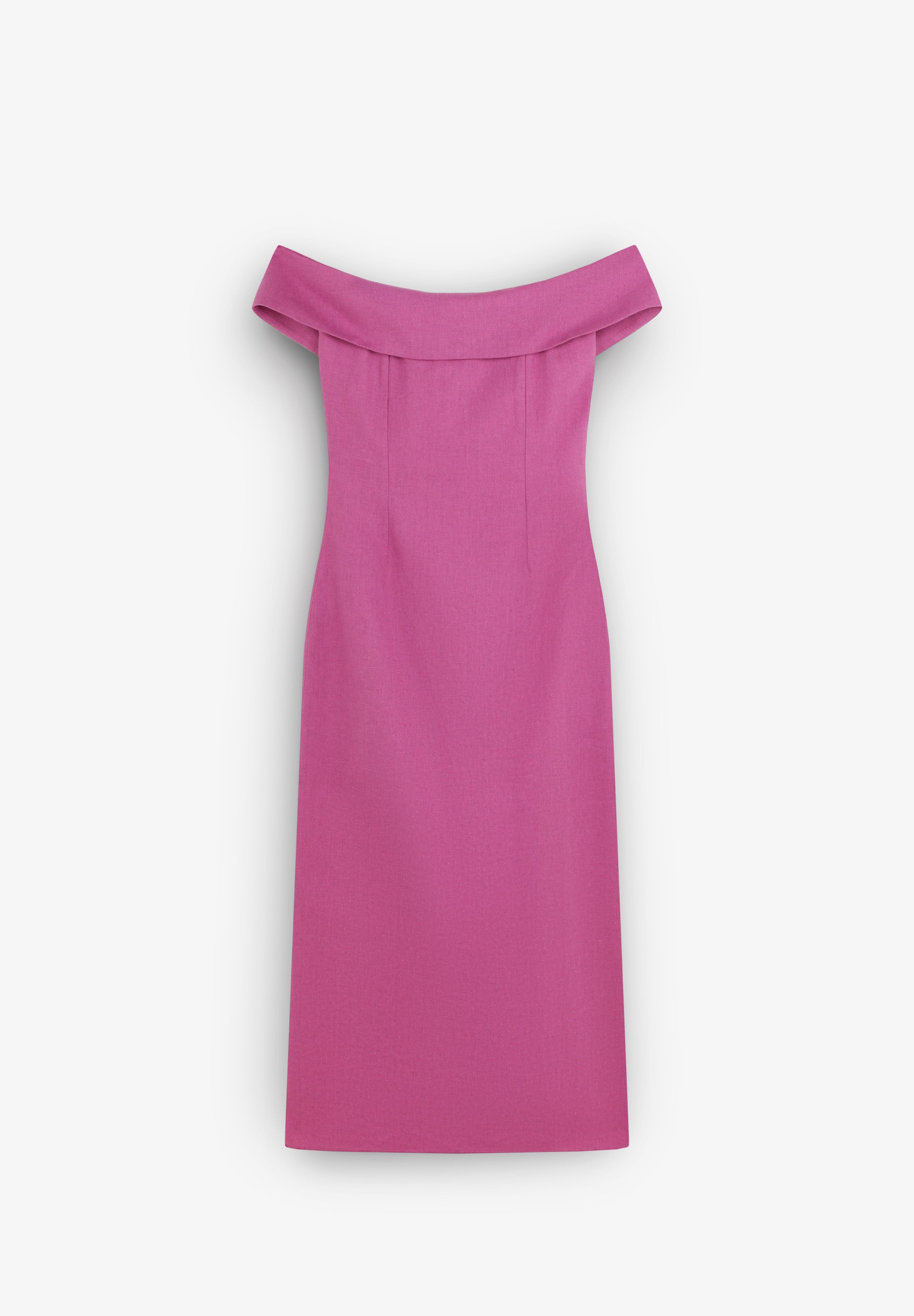 SCSTRAPLESSLINEN  DRESS