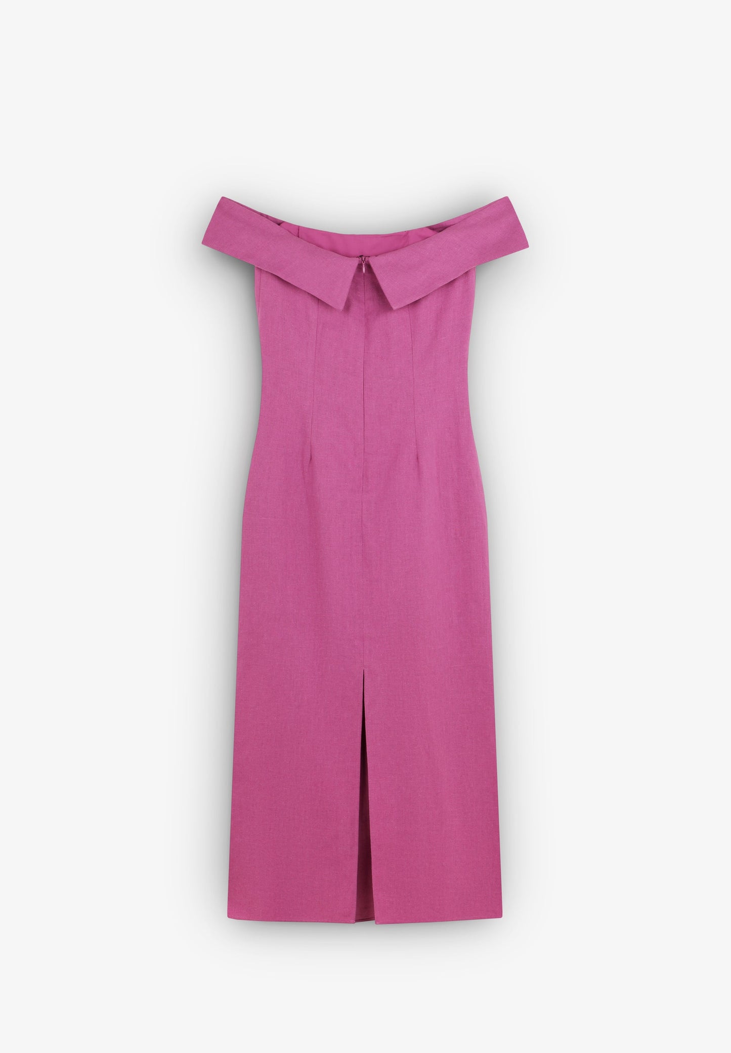 SCSTRAPLESSLINEN  DRESS