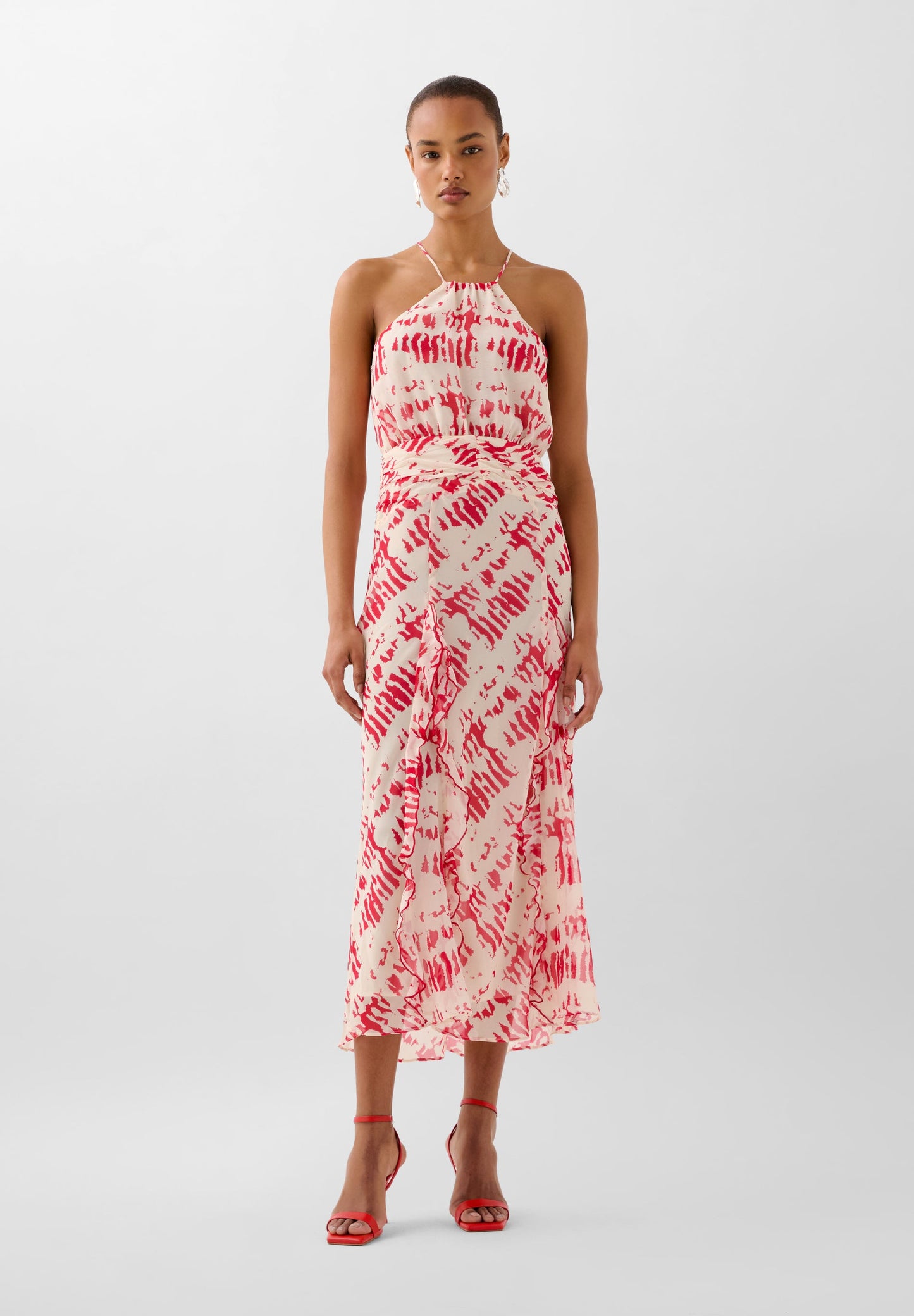 VESTIDO COM PADRÃO MULTIPOSIÇÃO