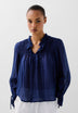 BLUSA FLUIDA COM PORMENORES