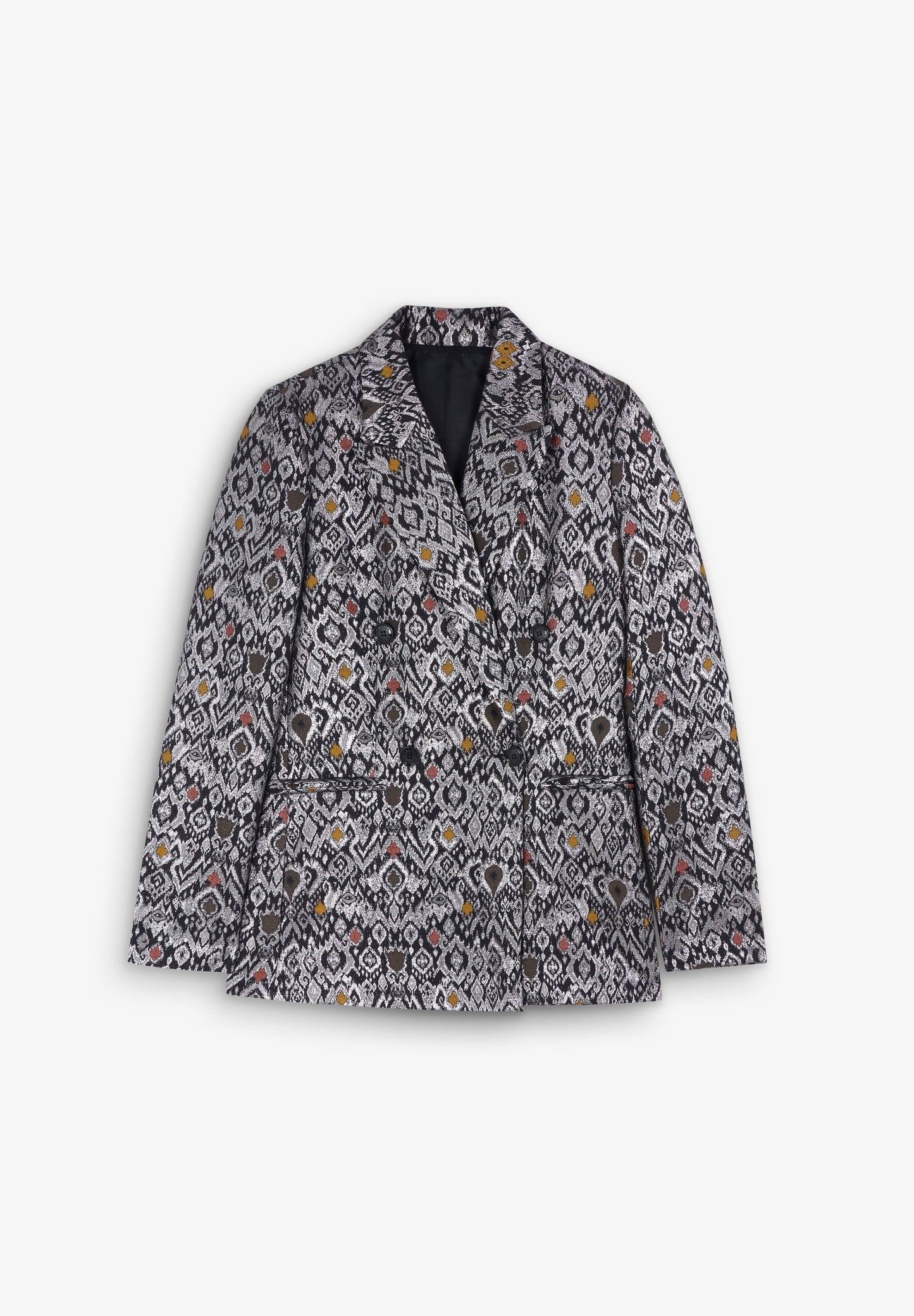 BLAZER DE JACQUARD METALIZADO