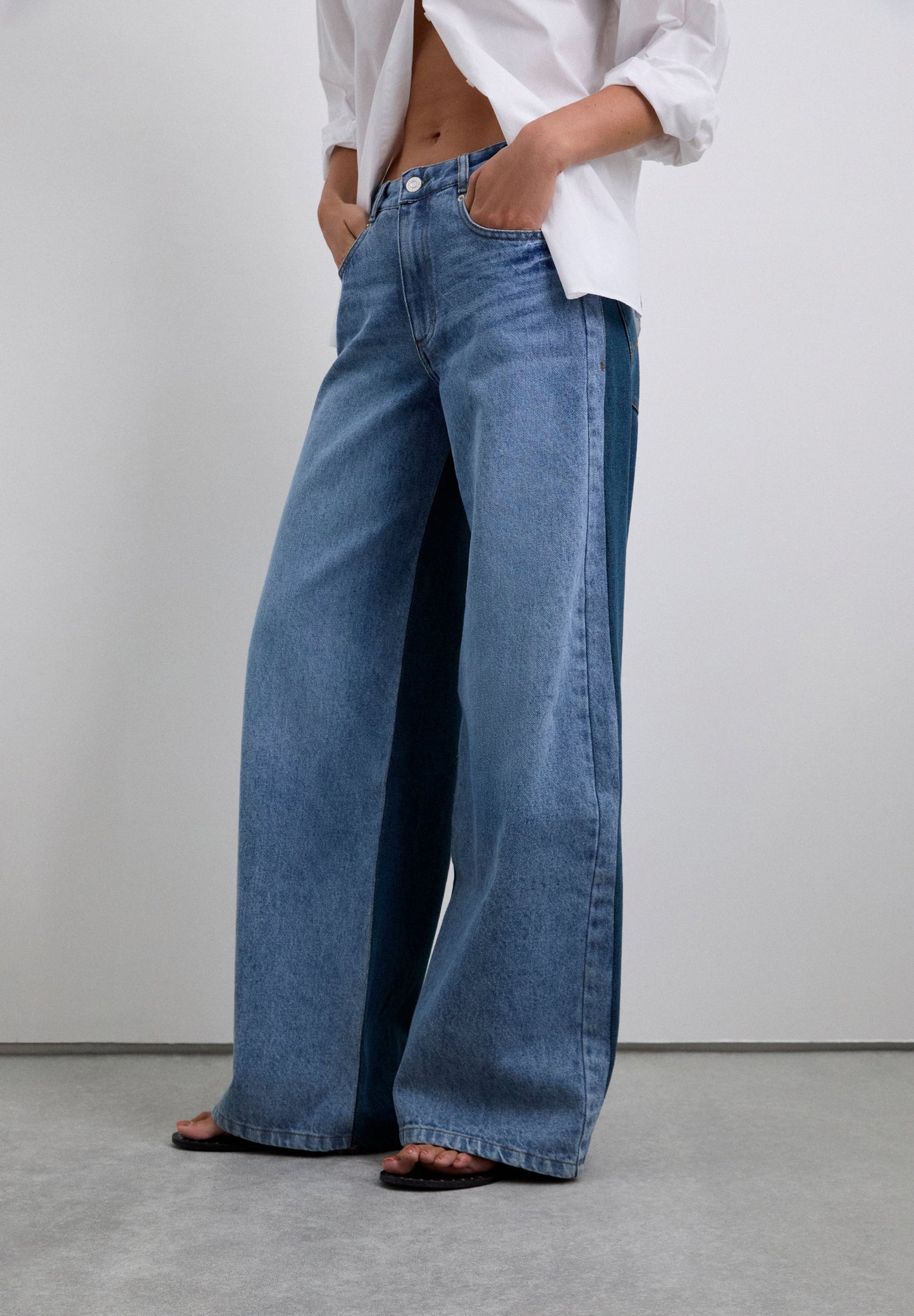 JEANS BICOLORES