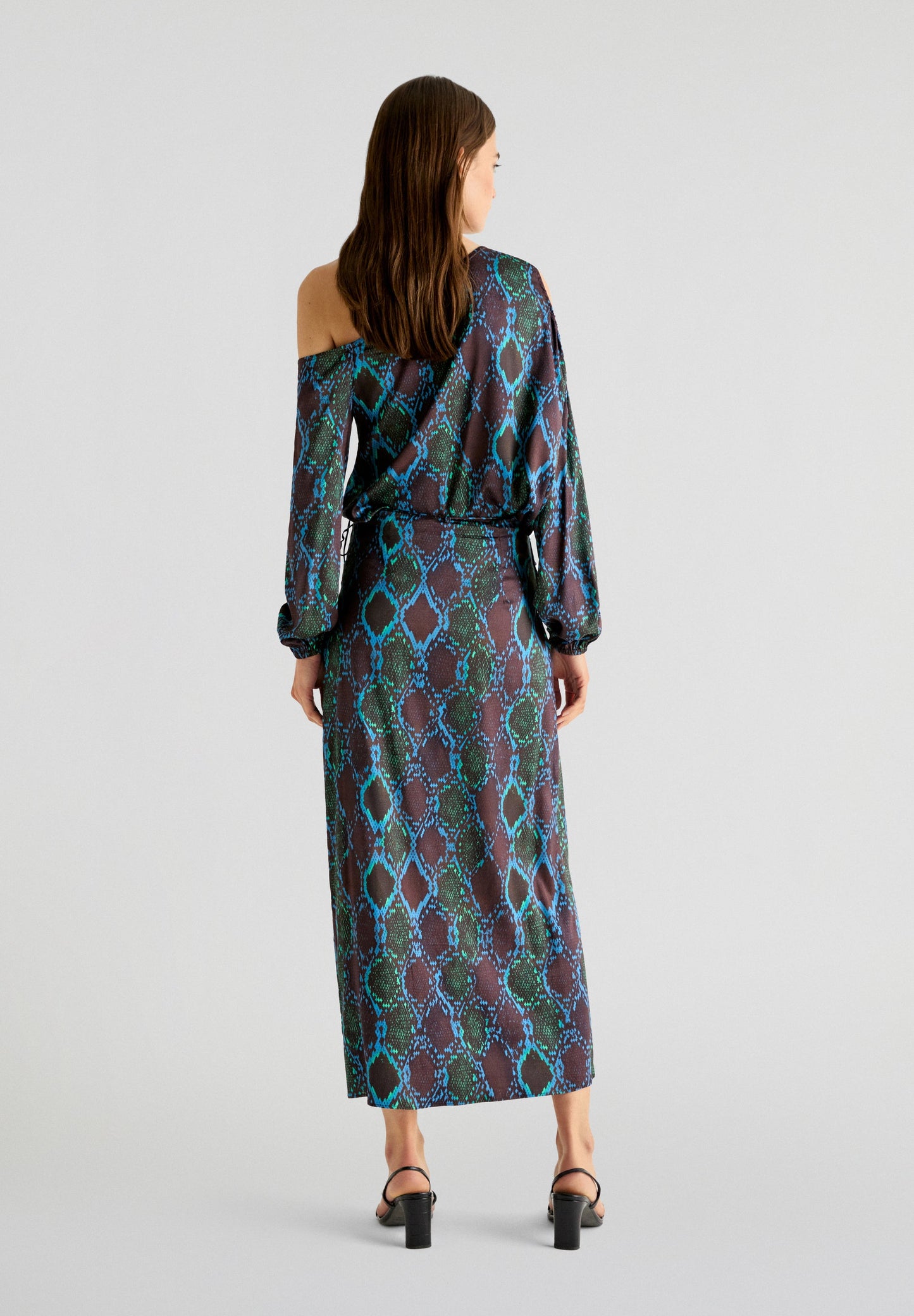 SAIA MIDI PÁREO COM ESTAMPADO ANIMAL