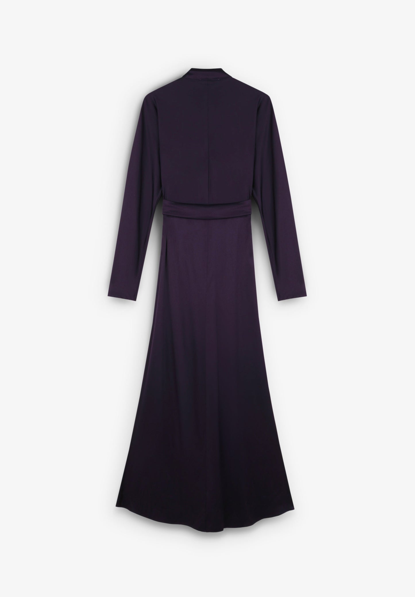 VESTIDO ACETINADO CRUZADO