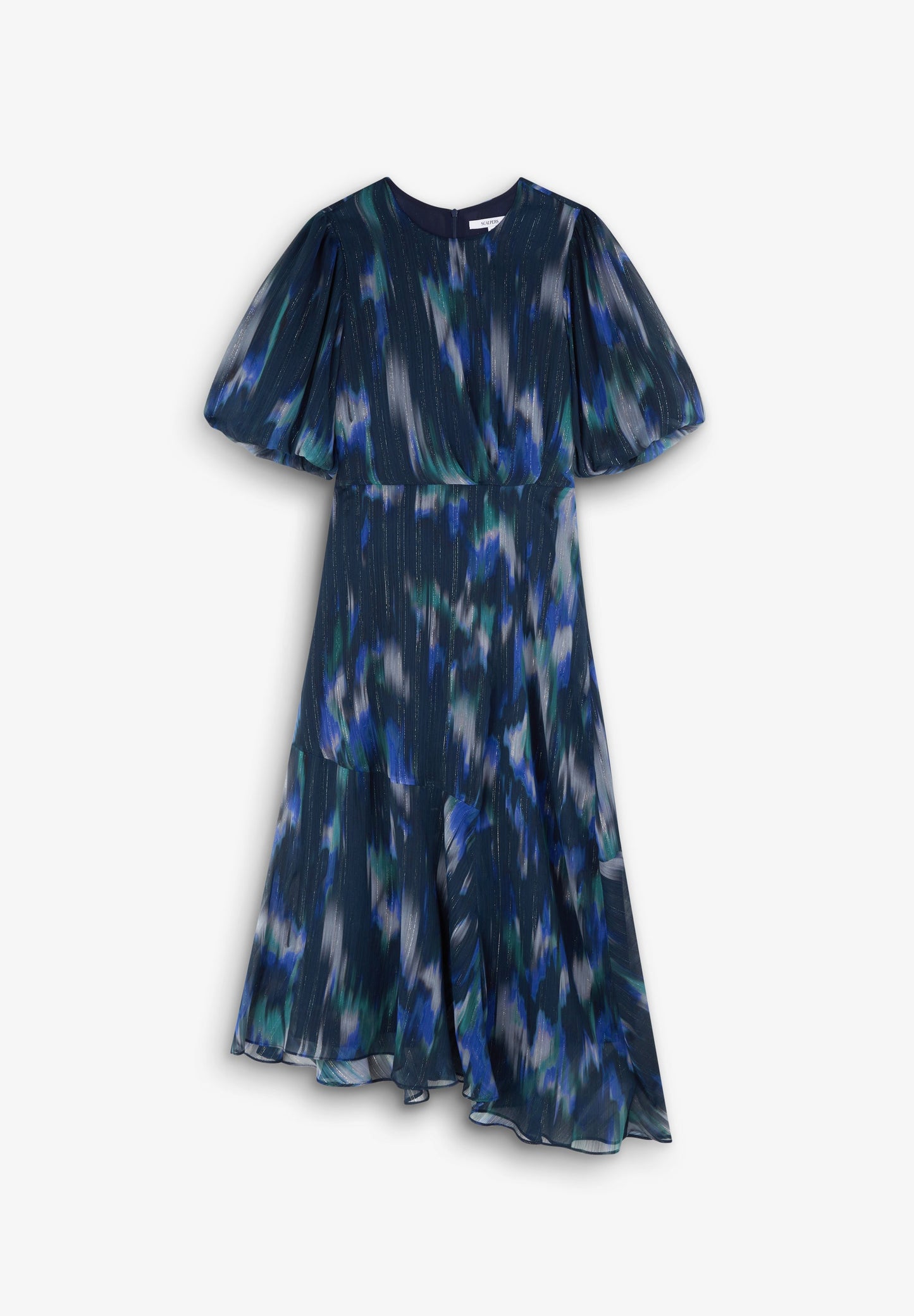 VESTIDO PADRÃO MANGA ABALONADA