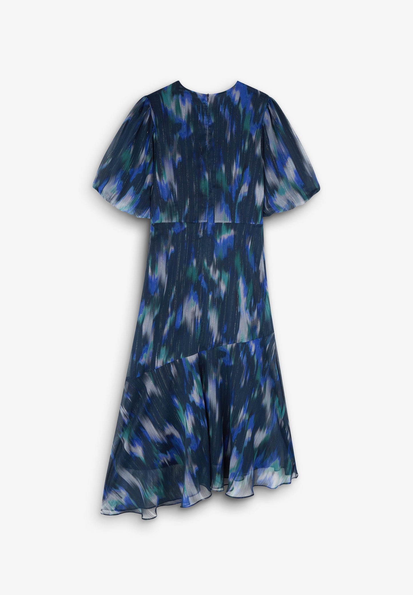 VESTIDO PADRÃO MANGA ABALONADA