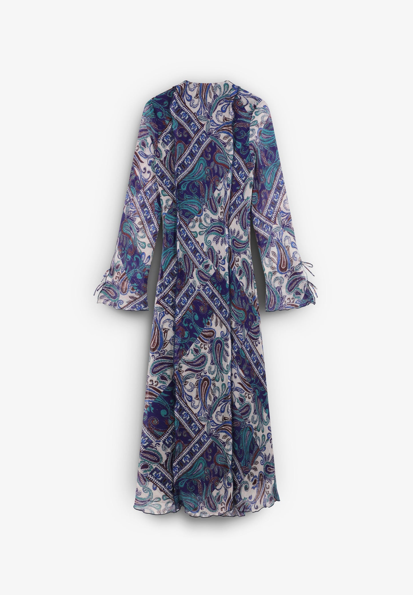 VESTIDO COMPRIDO FLUIDO PAISLEY