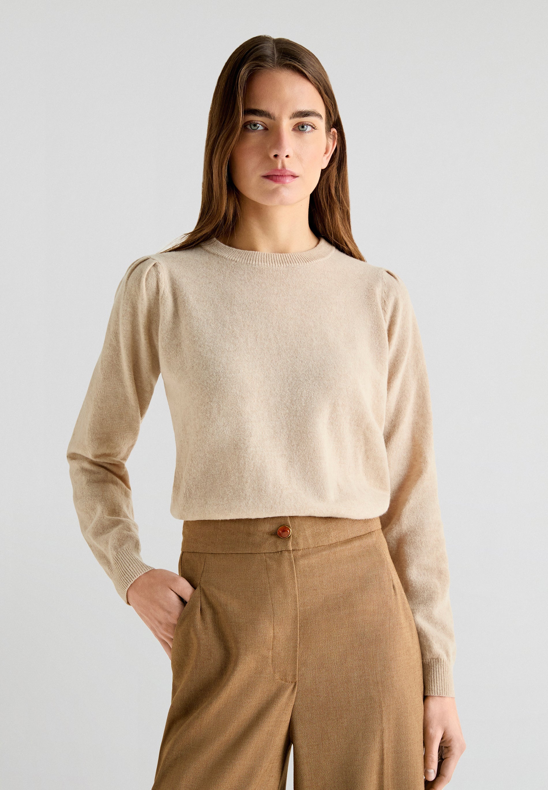 SWEATER COM FRANZIDO NO OMBRO