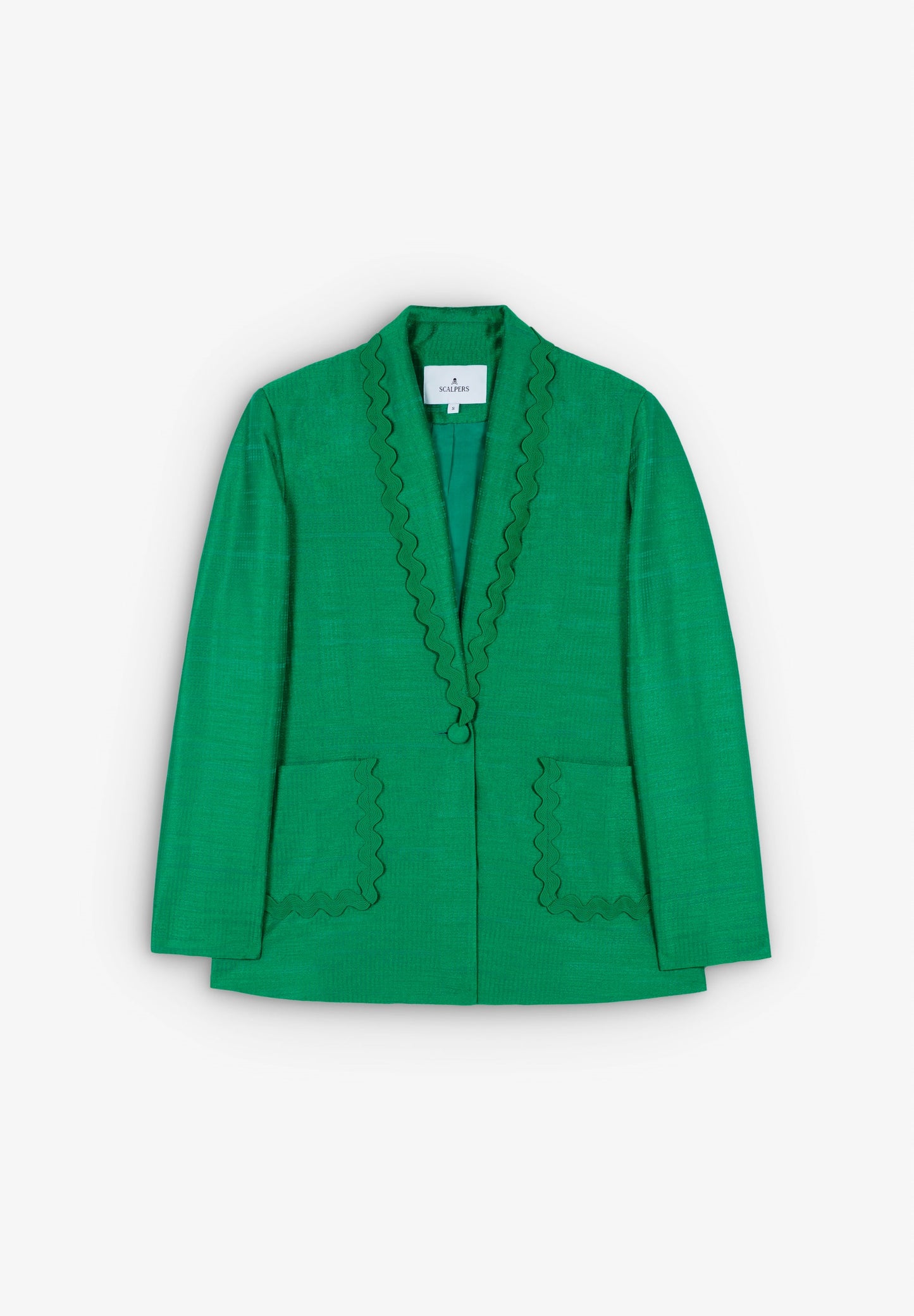BLAZER COM OMBREIRAS E PORMENOR DE ONDA