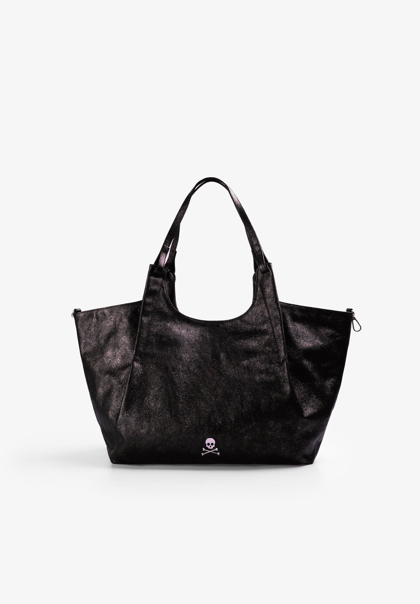 BOLSA MAUVE COM BRILHO AJUSTÁVEL