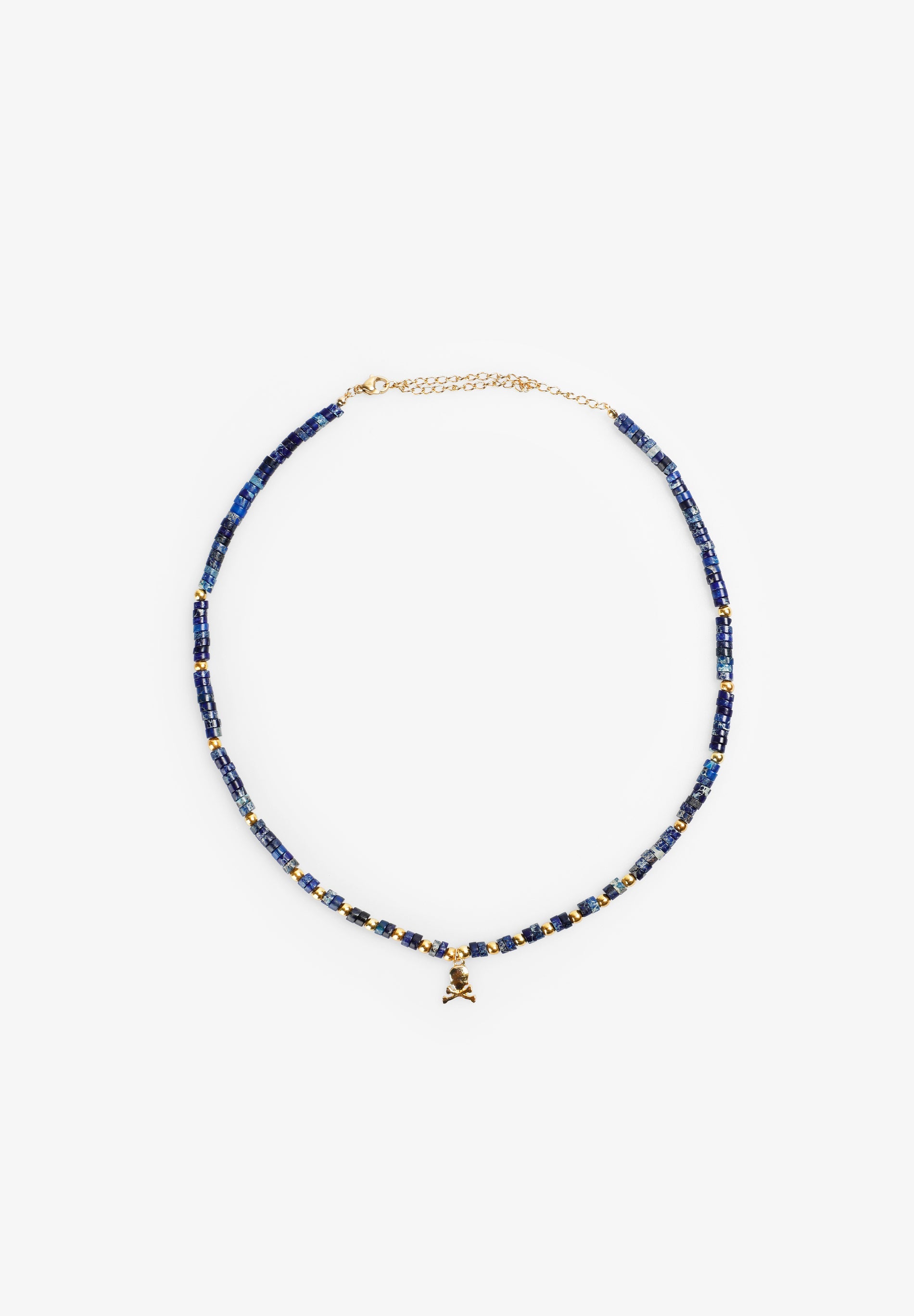 UNISKULL STONES L NECKLACE