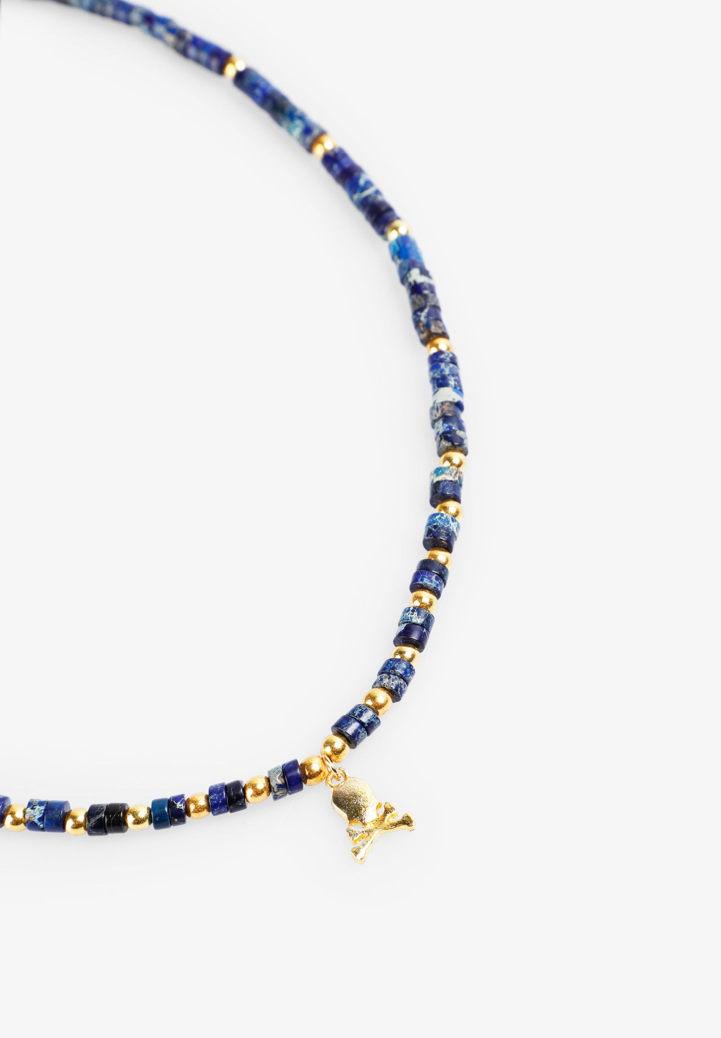 UNISKULL STONES L NECKLACE