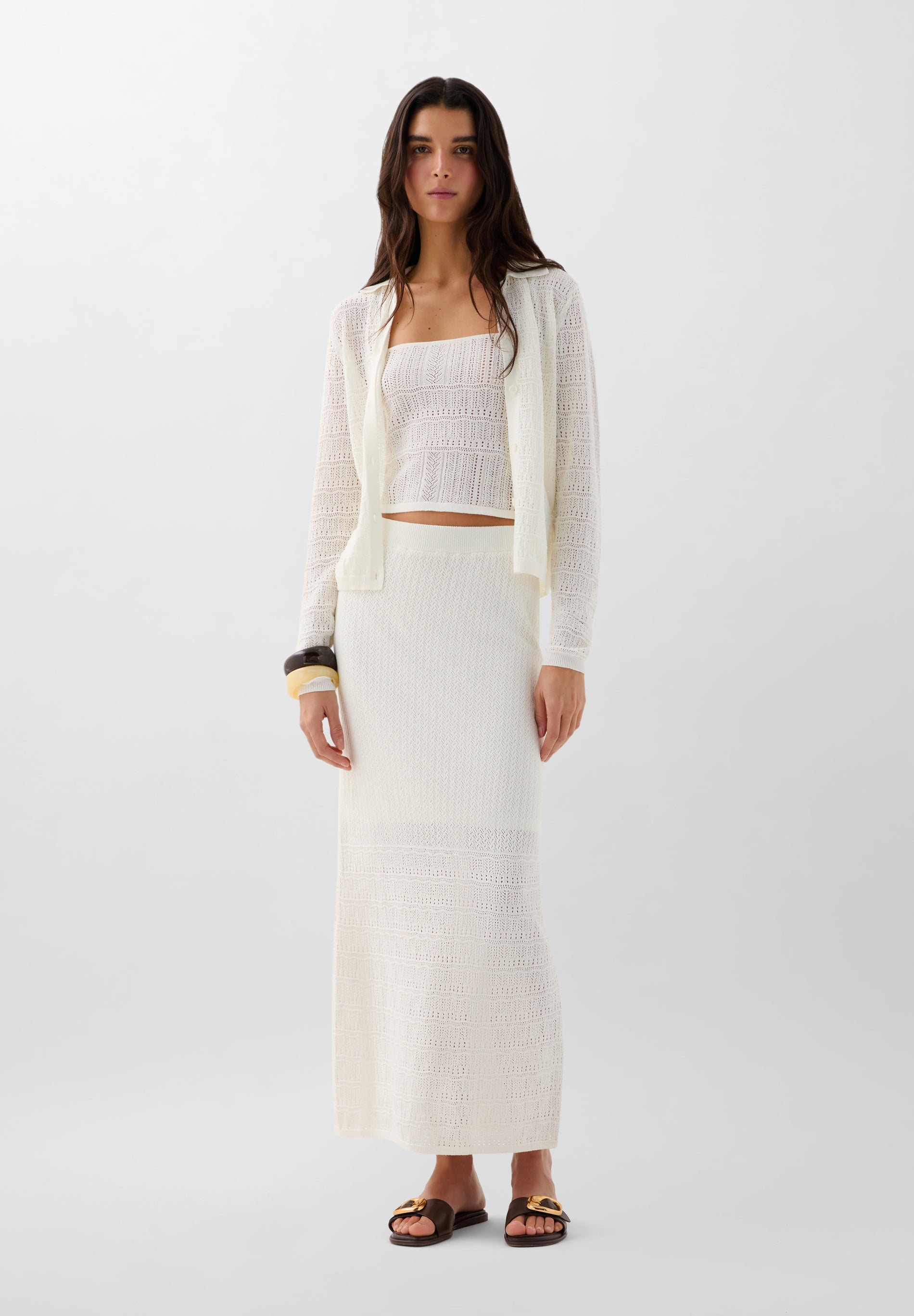 SCPOINTELLE WHITE SKIRT