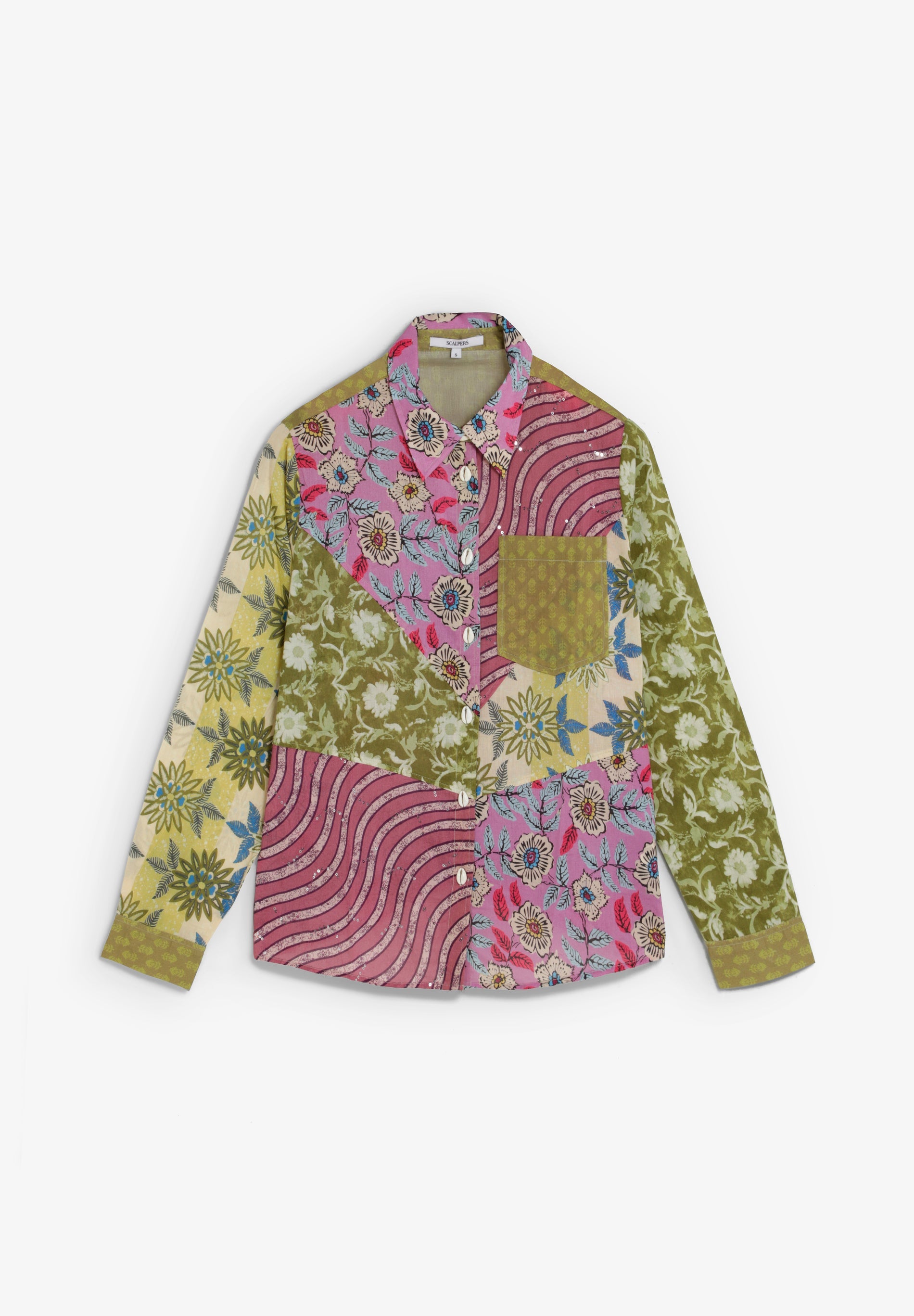 CAMISA PATCHWORK MULTICOLOR