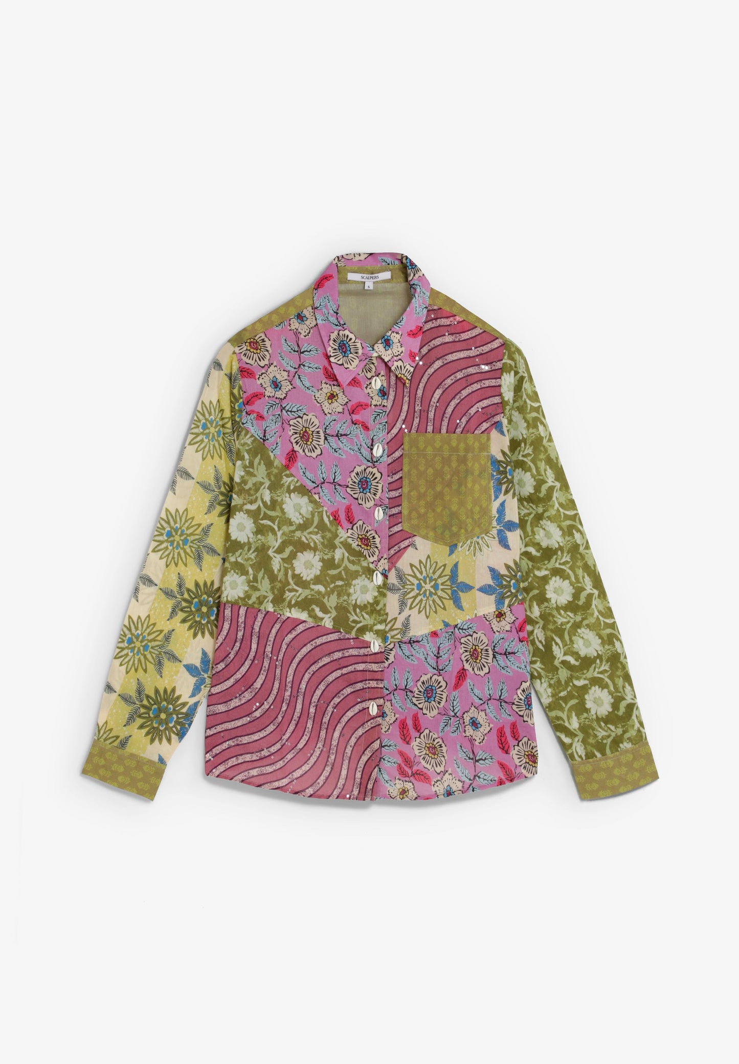 CAMISA PATCHWORK MULTICOLOR