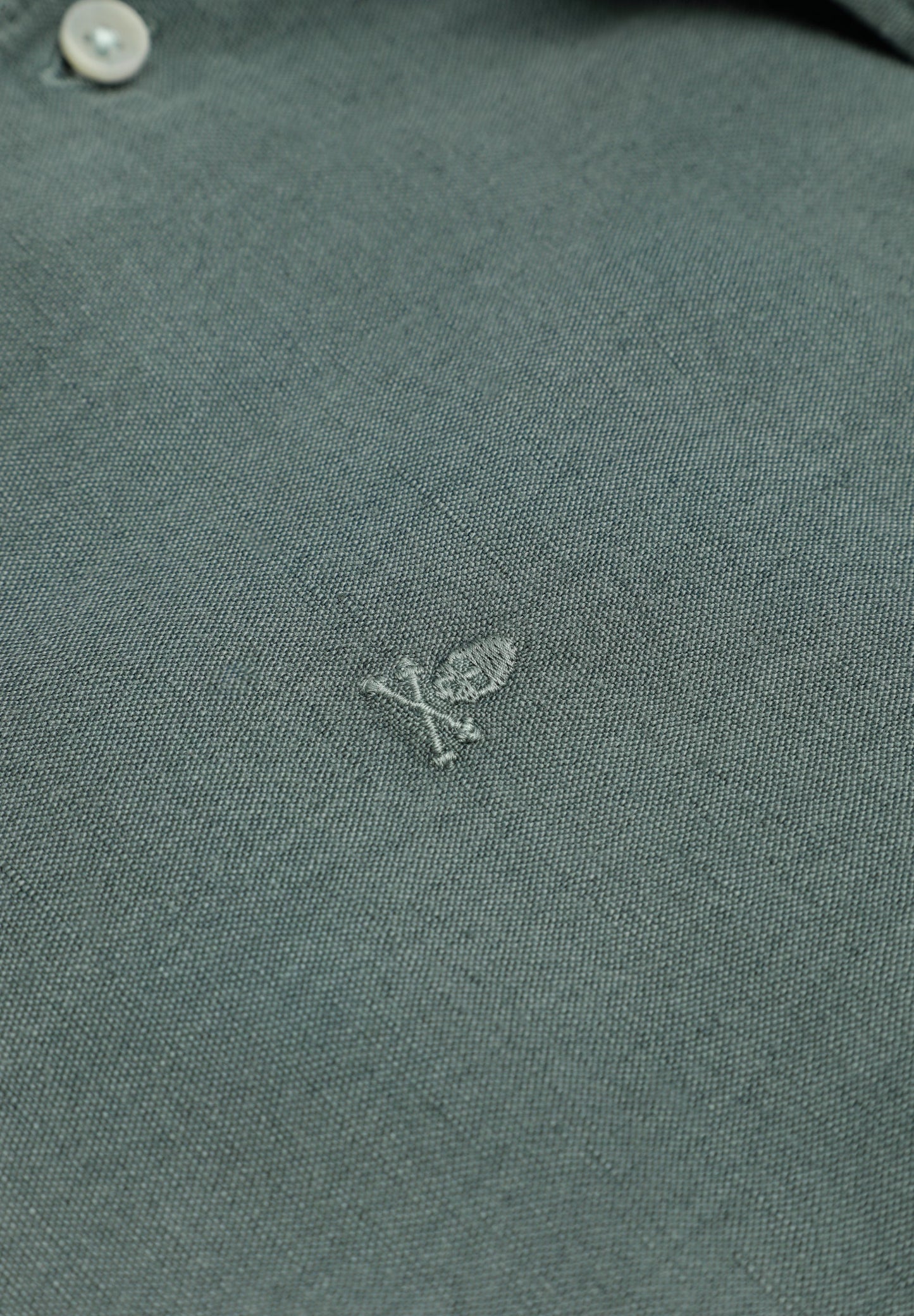 CAMISA DE LINHO COM LOGO