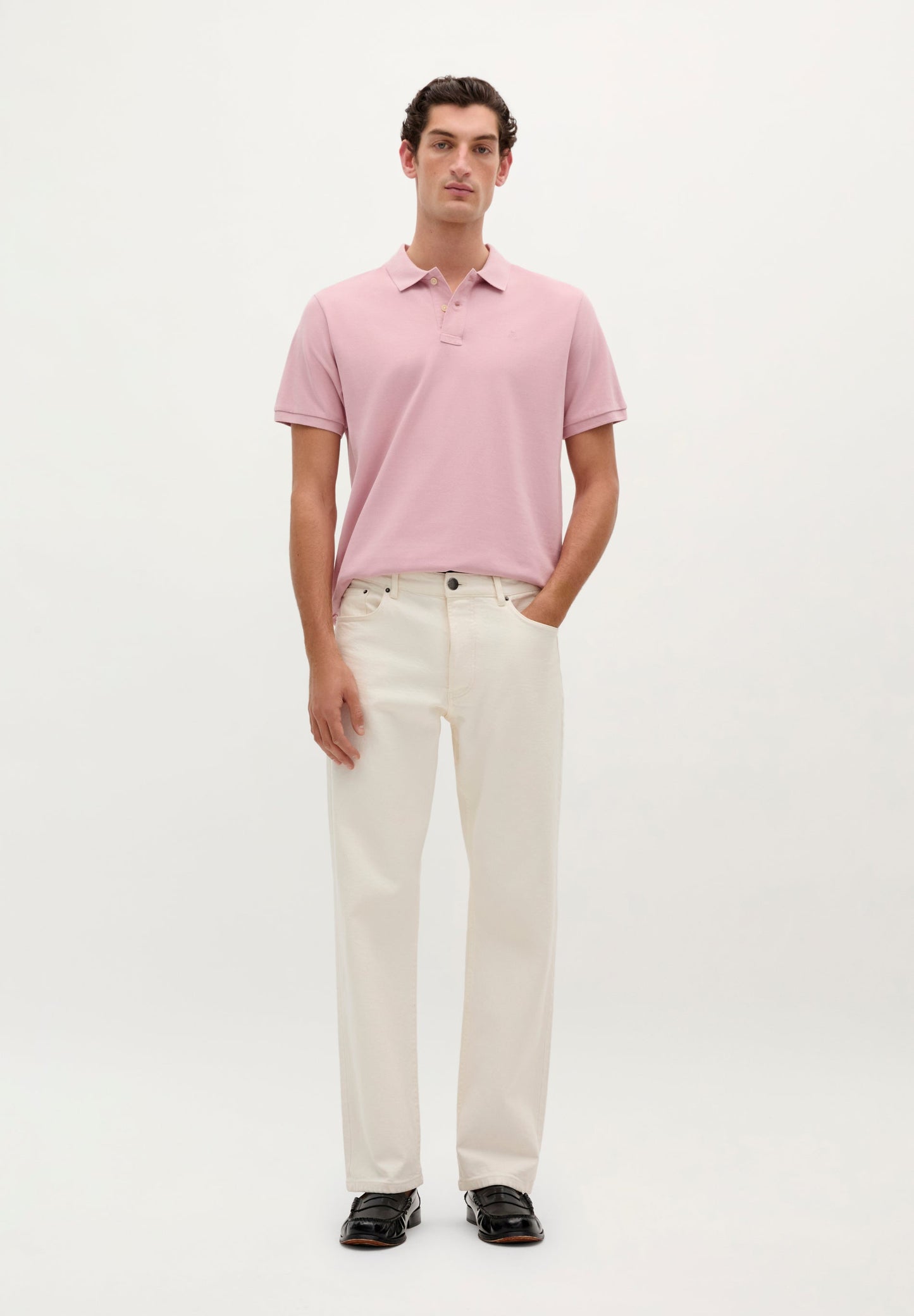 CAMISA POLO BÁSICA COM SKULL