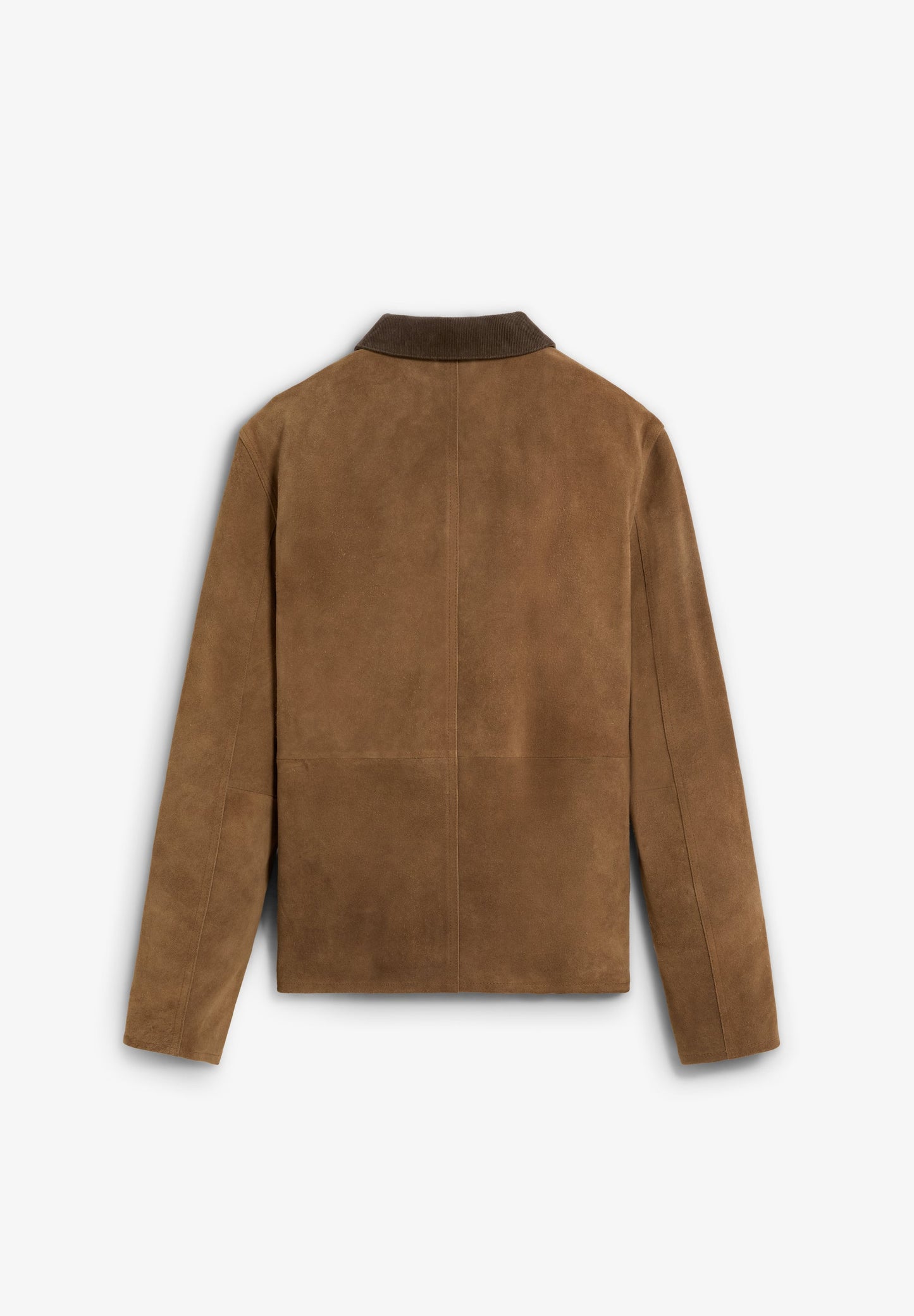 CARDIGAN DE PELE COM GOLA DE BOMBAZINA