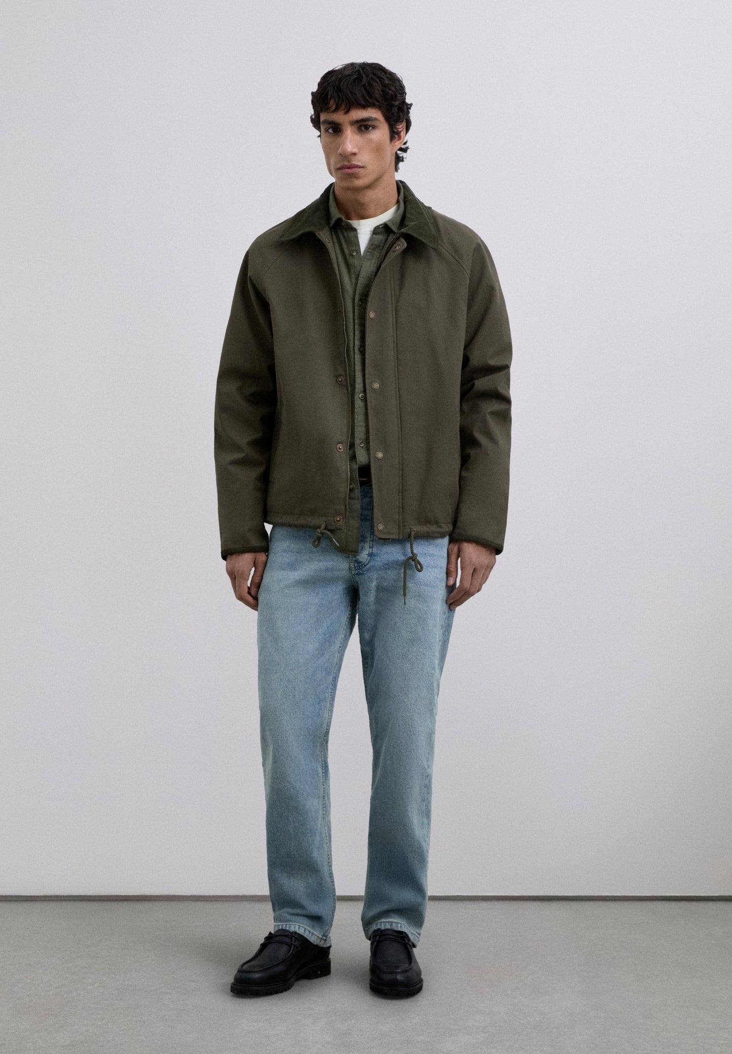 CARDIGAN COM CAPUZ EM ALGODÃO