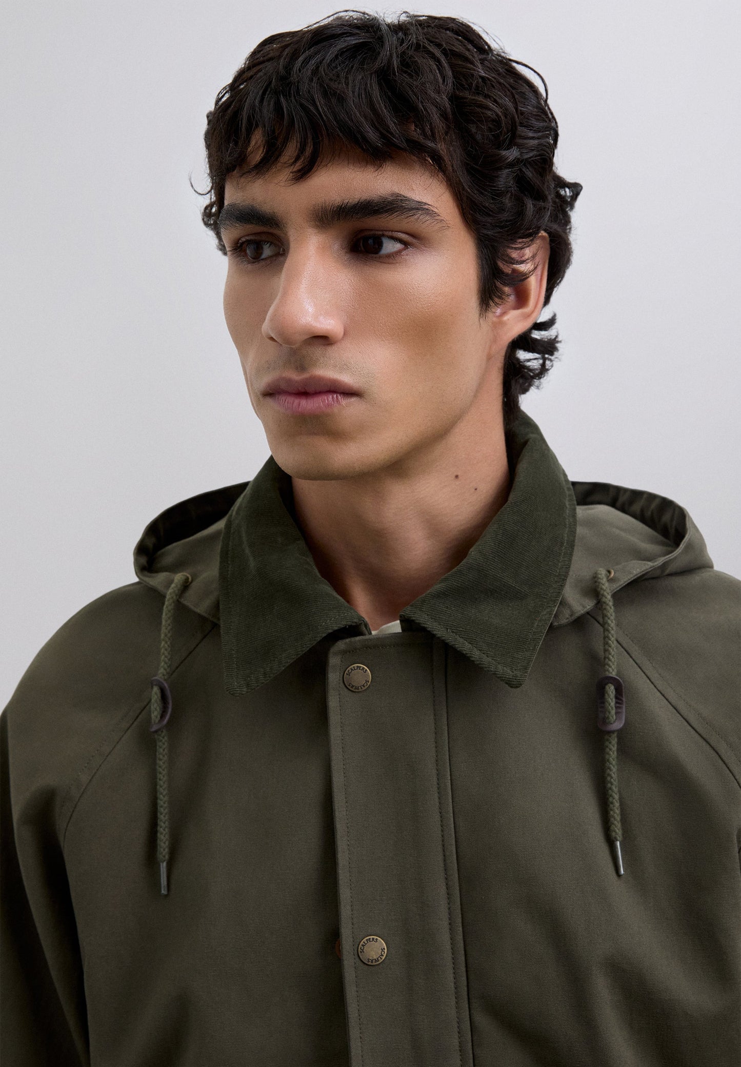 CARDIGAN COM CAPUZ EM ALGODÃO