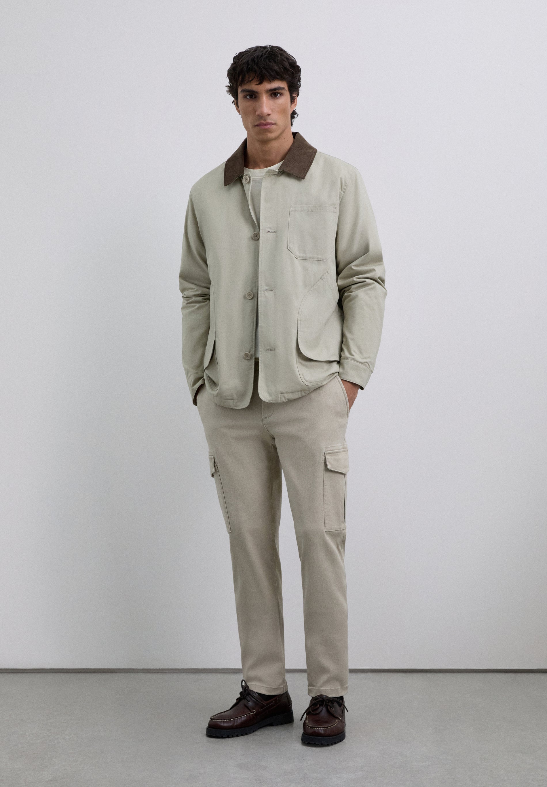 CALÇAS CARGO CROPPED FIT