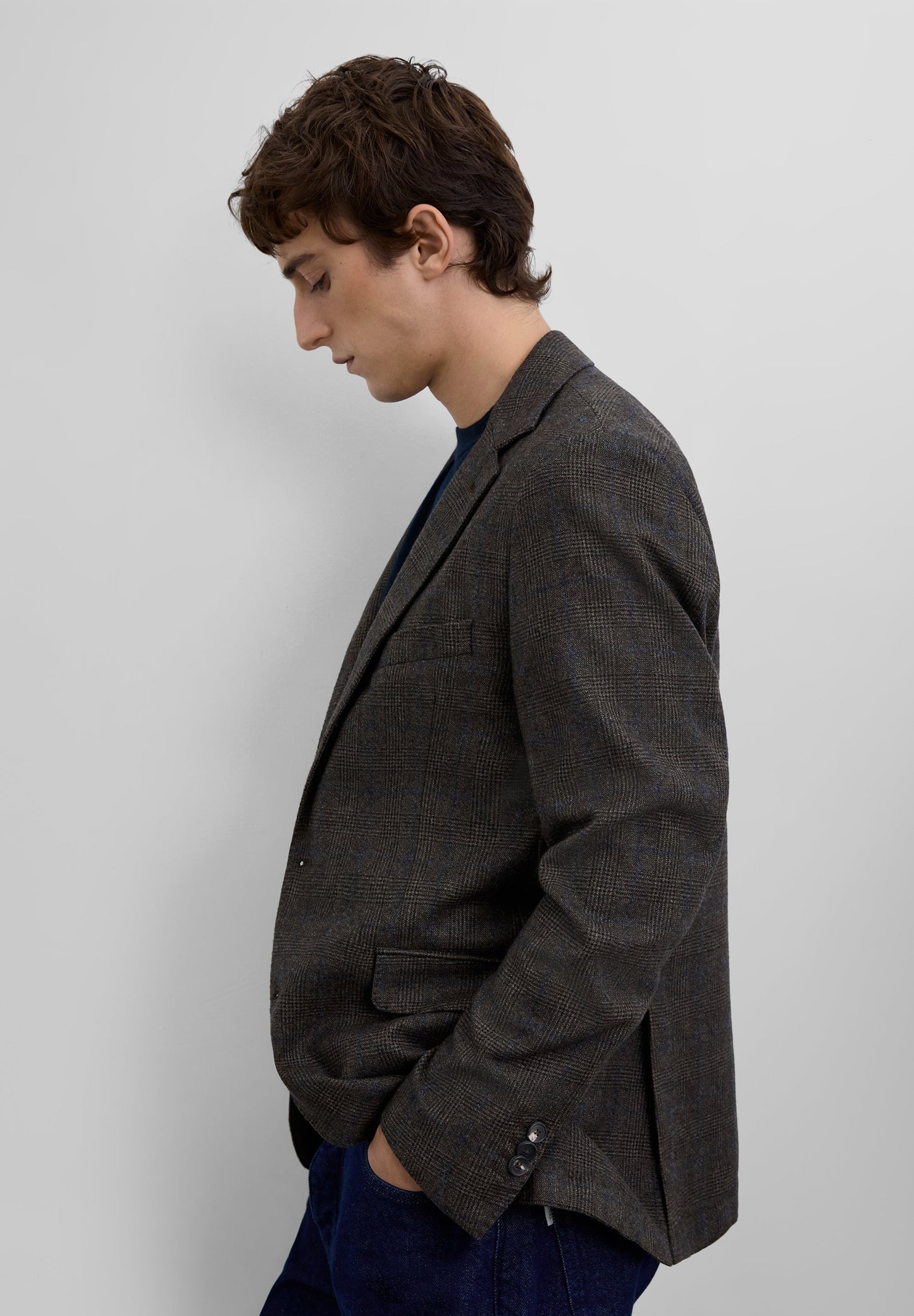 BLAZER XADREZ EM LÃ