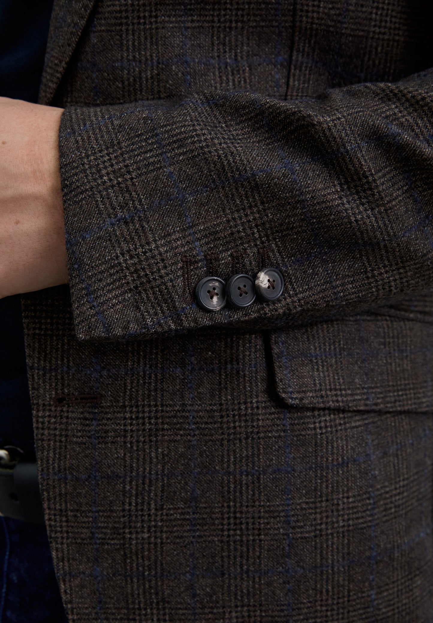 BLAZER XADREZ EM LÃ