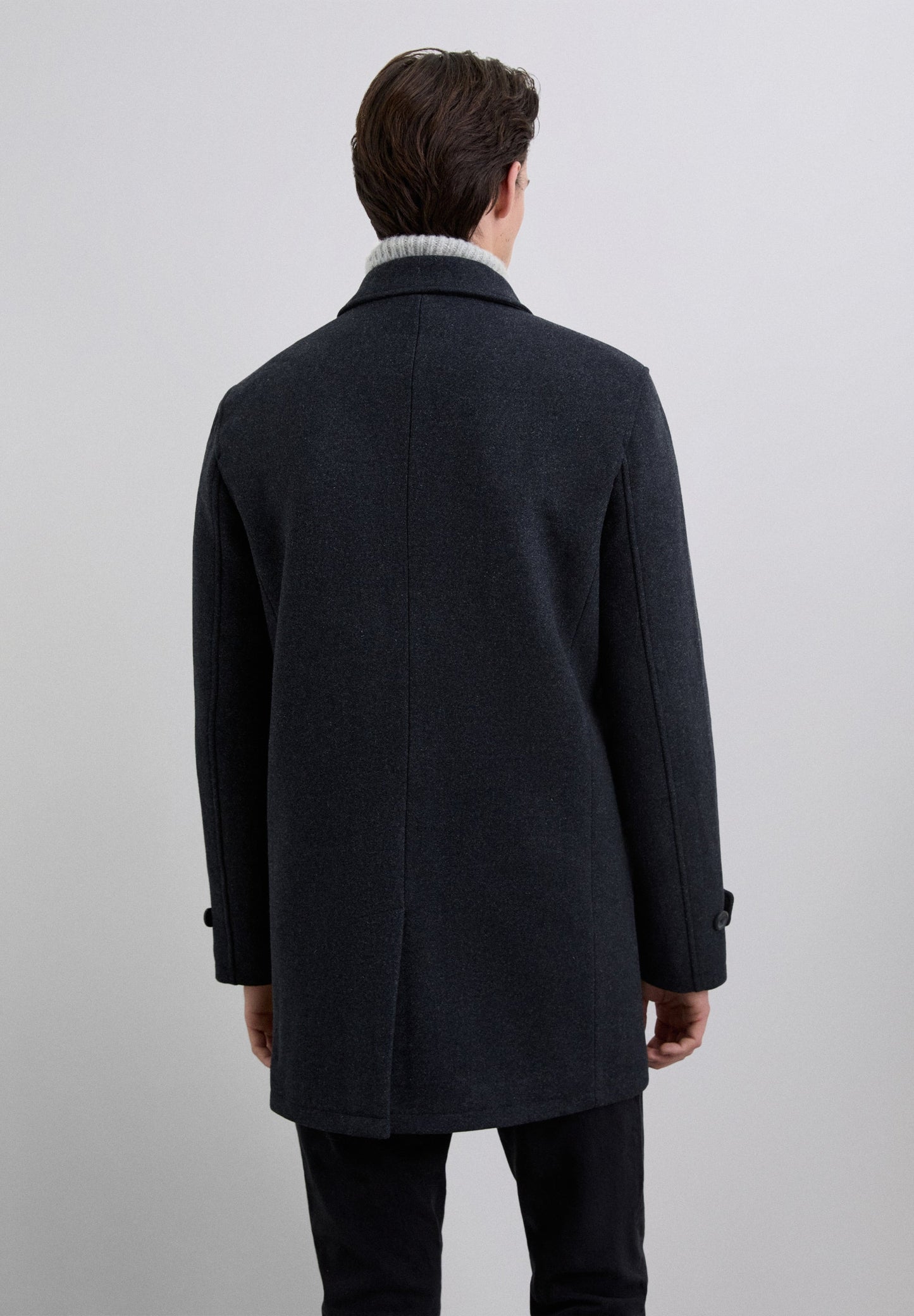 CASACO CRUZADO DE LÃ