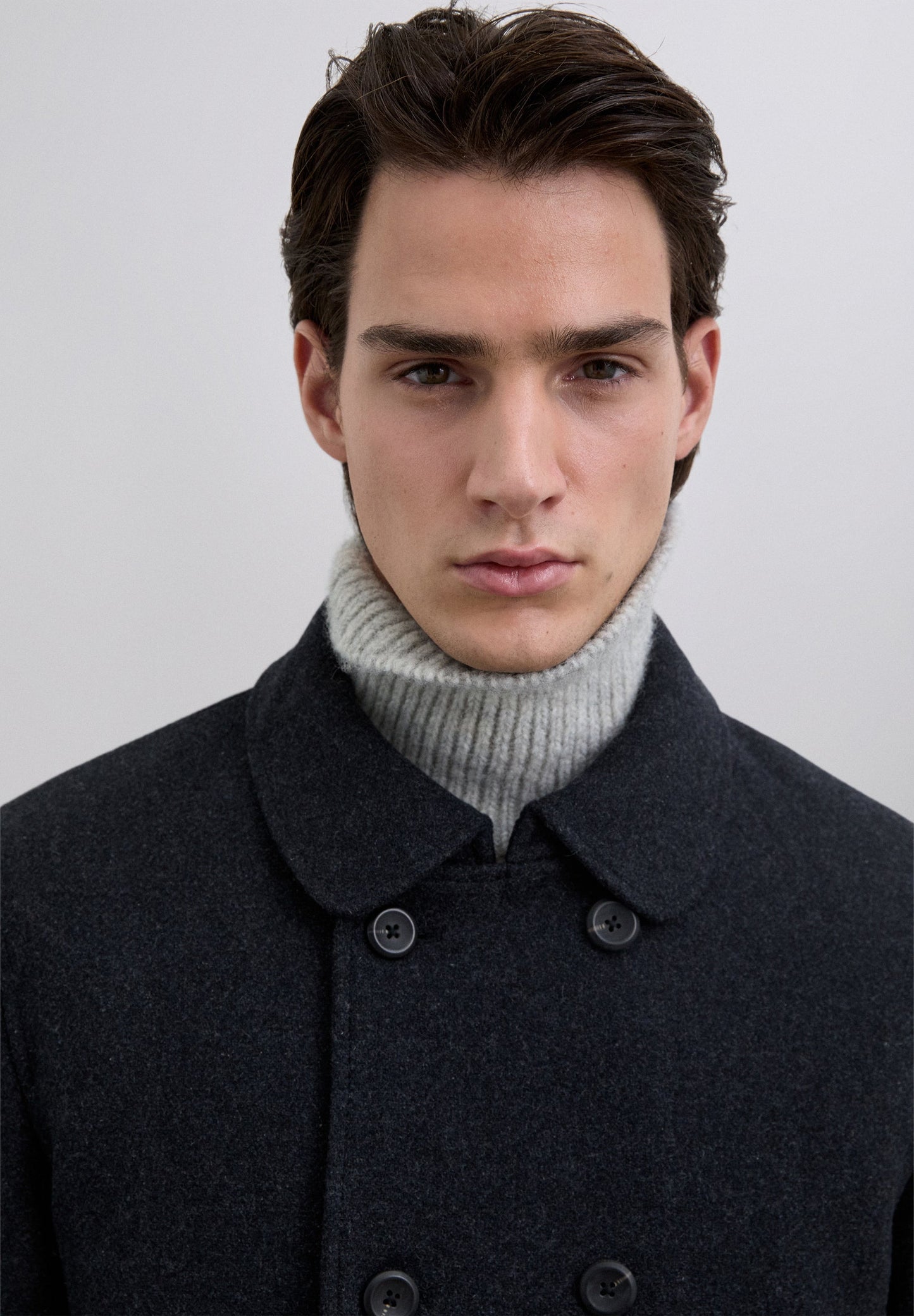 CASACO CRUZADO DE LÃ