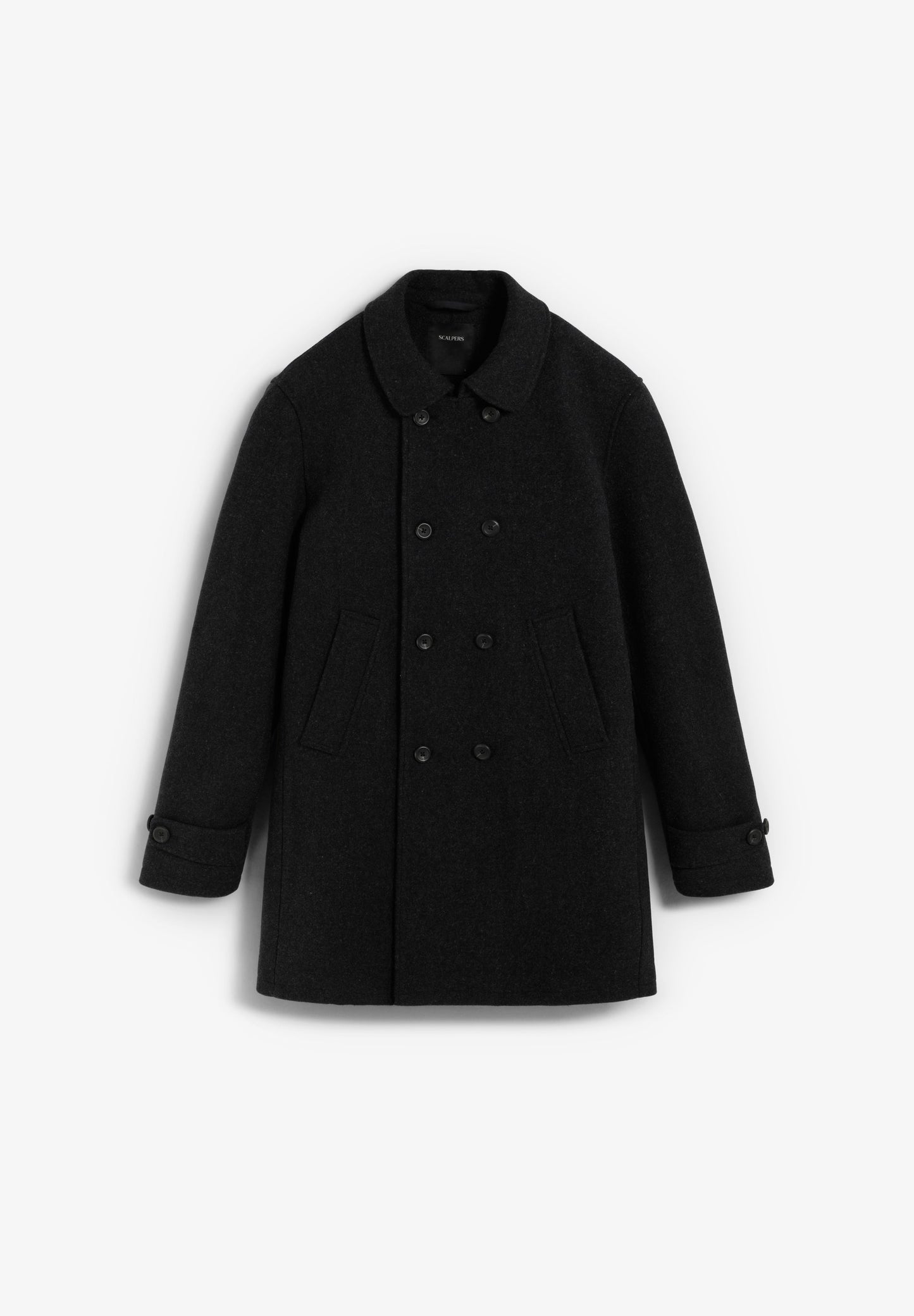 CASACO CRUZADO DE LÃ