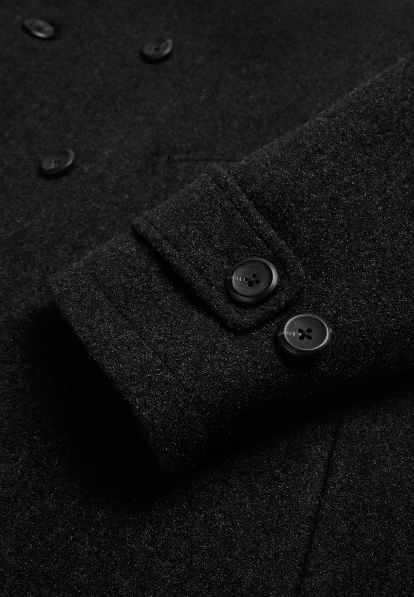 CASACO CRUZADO DE LÃ