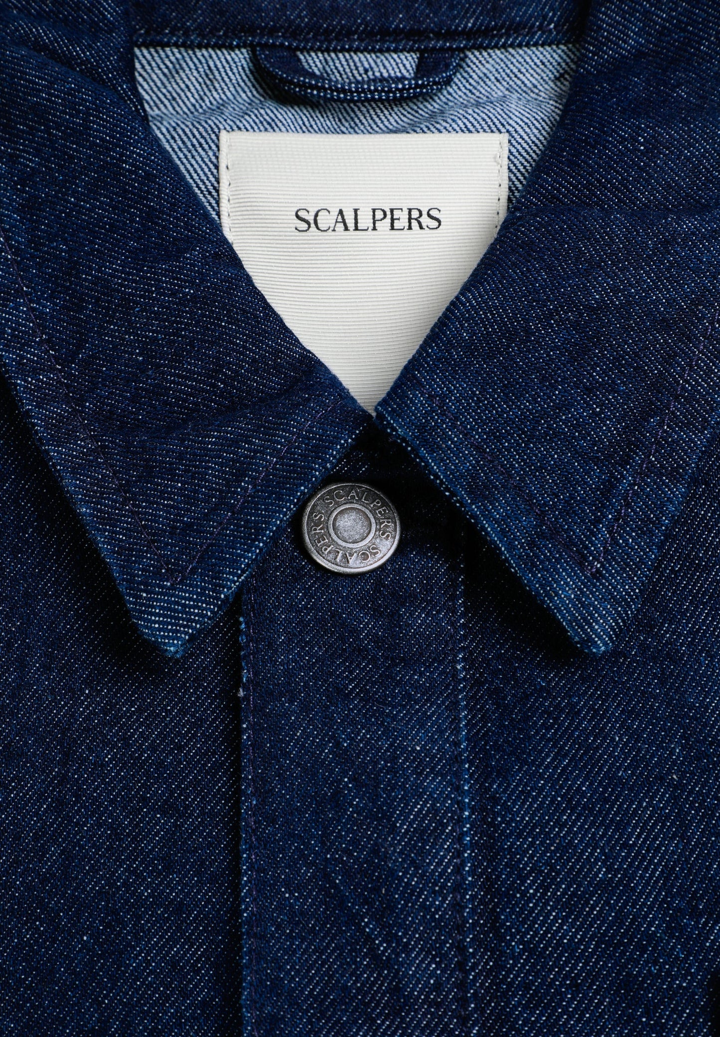 CASACO JEANS EFEITO DESBOTADO