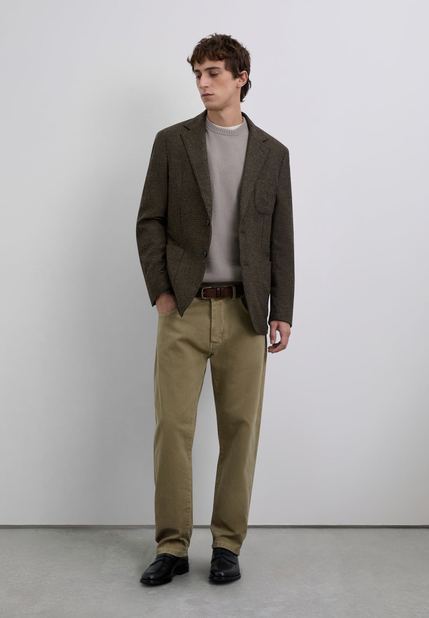 BLAZER XADREZ EM LÃ