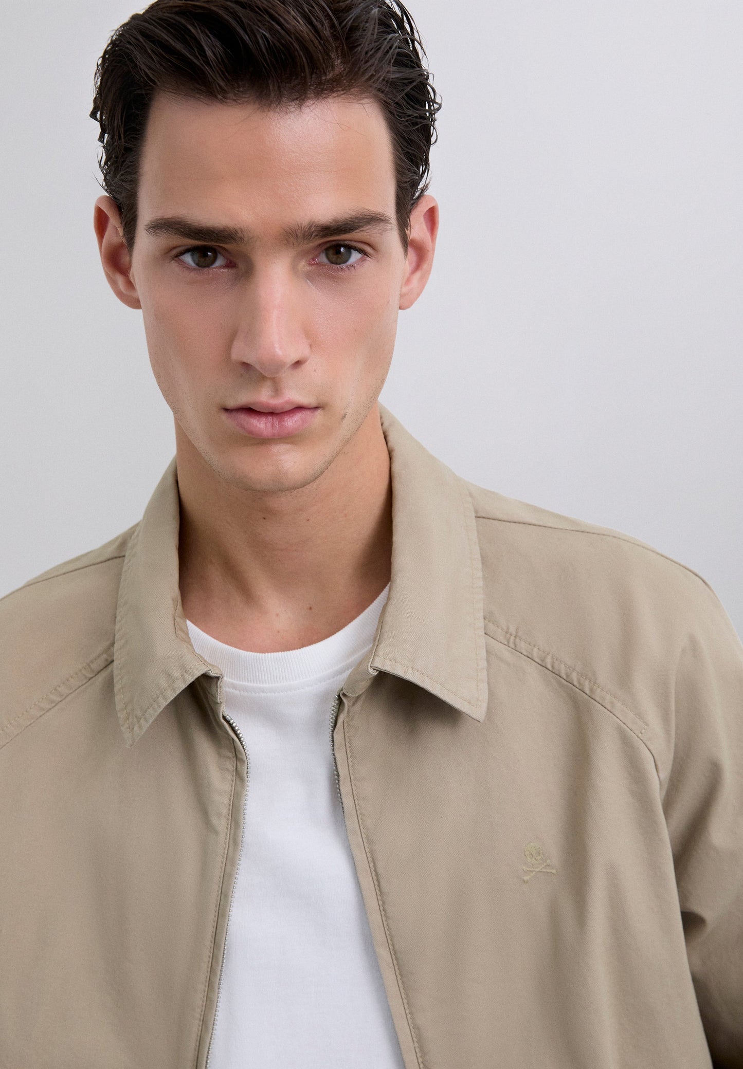 CARDIGAN BOMBER COM SKULL