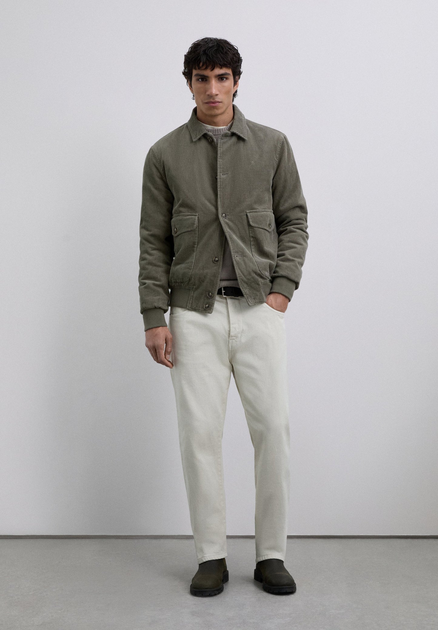 CARDIGAN BOMBER DE BOMBAZINA COM SKULL