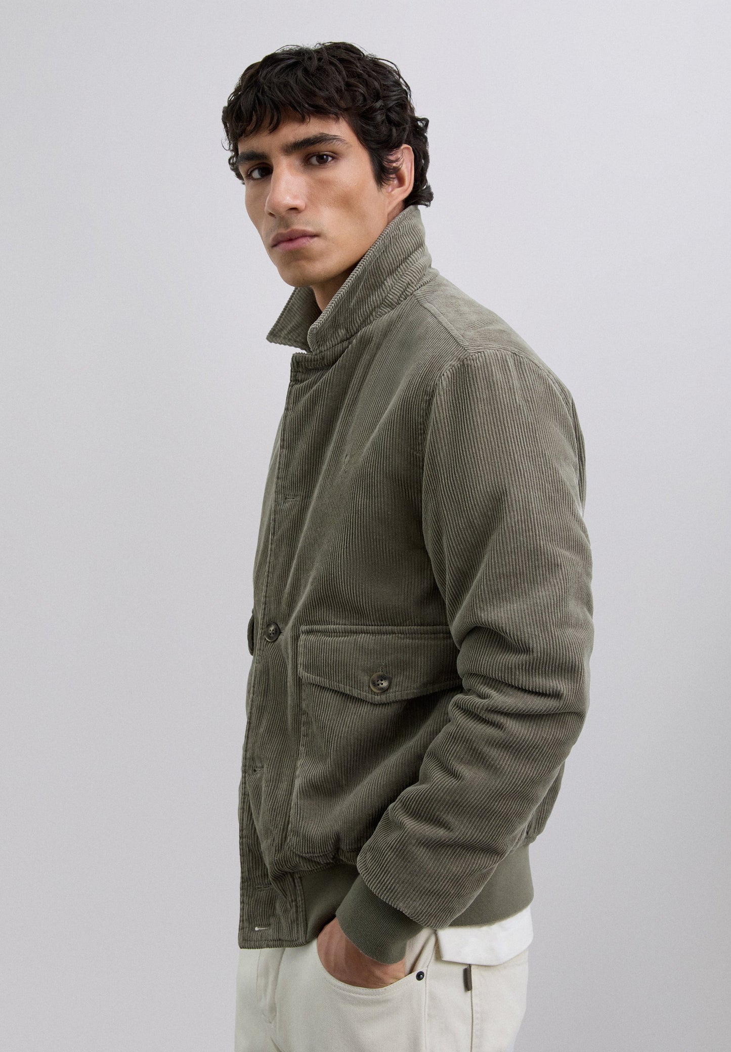 CARDIGAN BOMBER DE BOMBAZINA COM SKULL