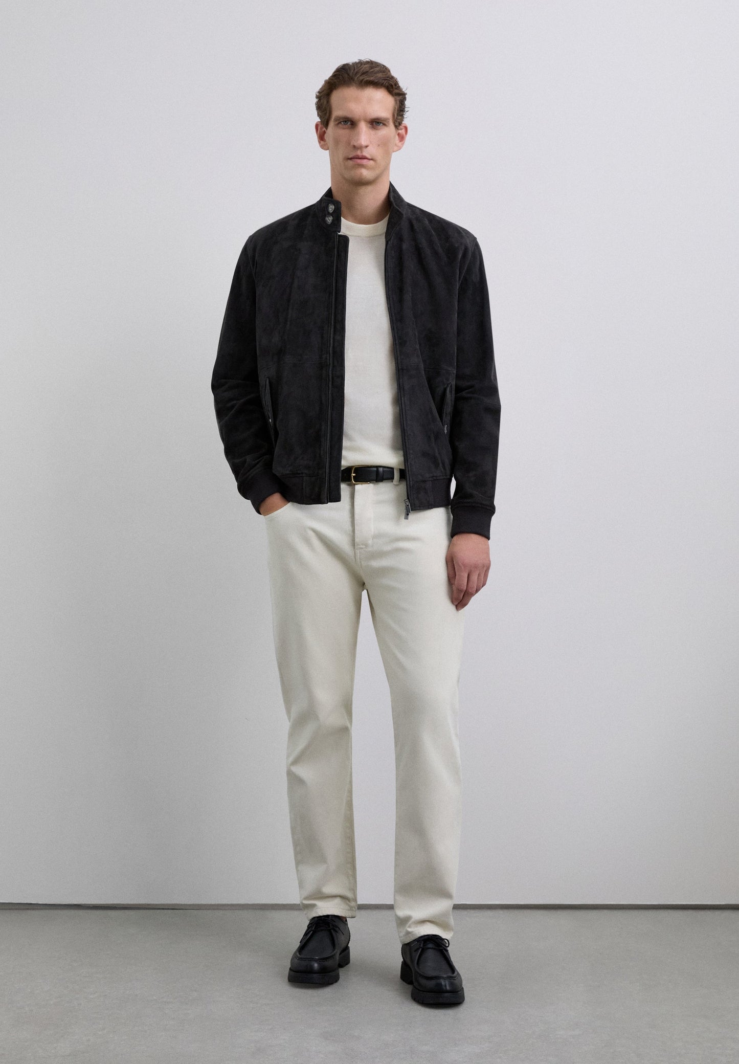 CARDIGAN 100% PELE CAPRINA