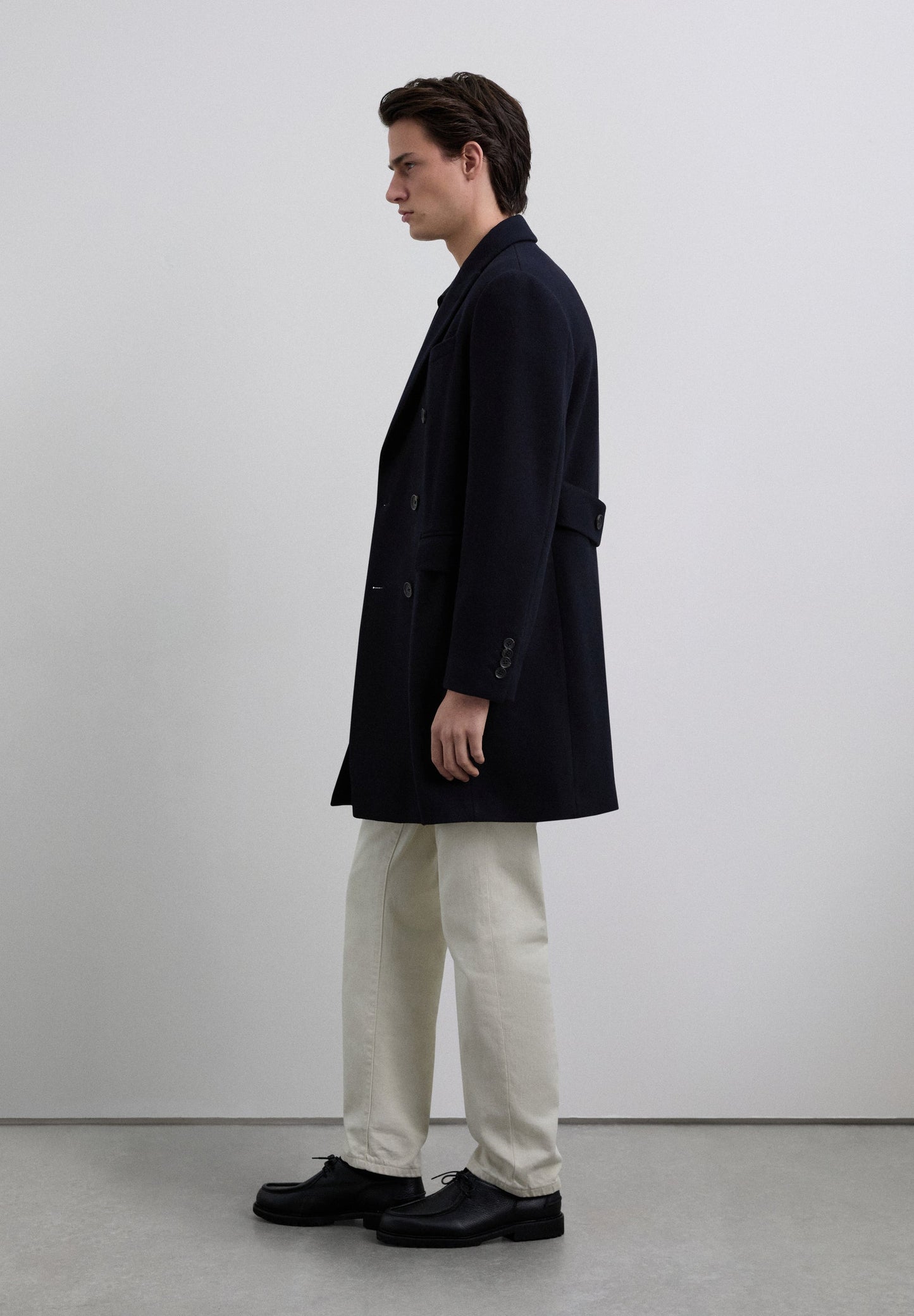 CASACO CRUZADO COM LÃ