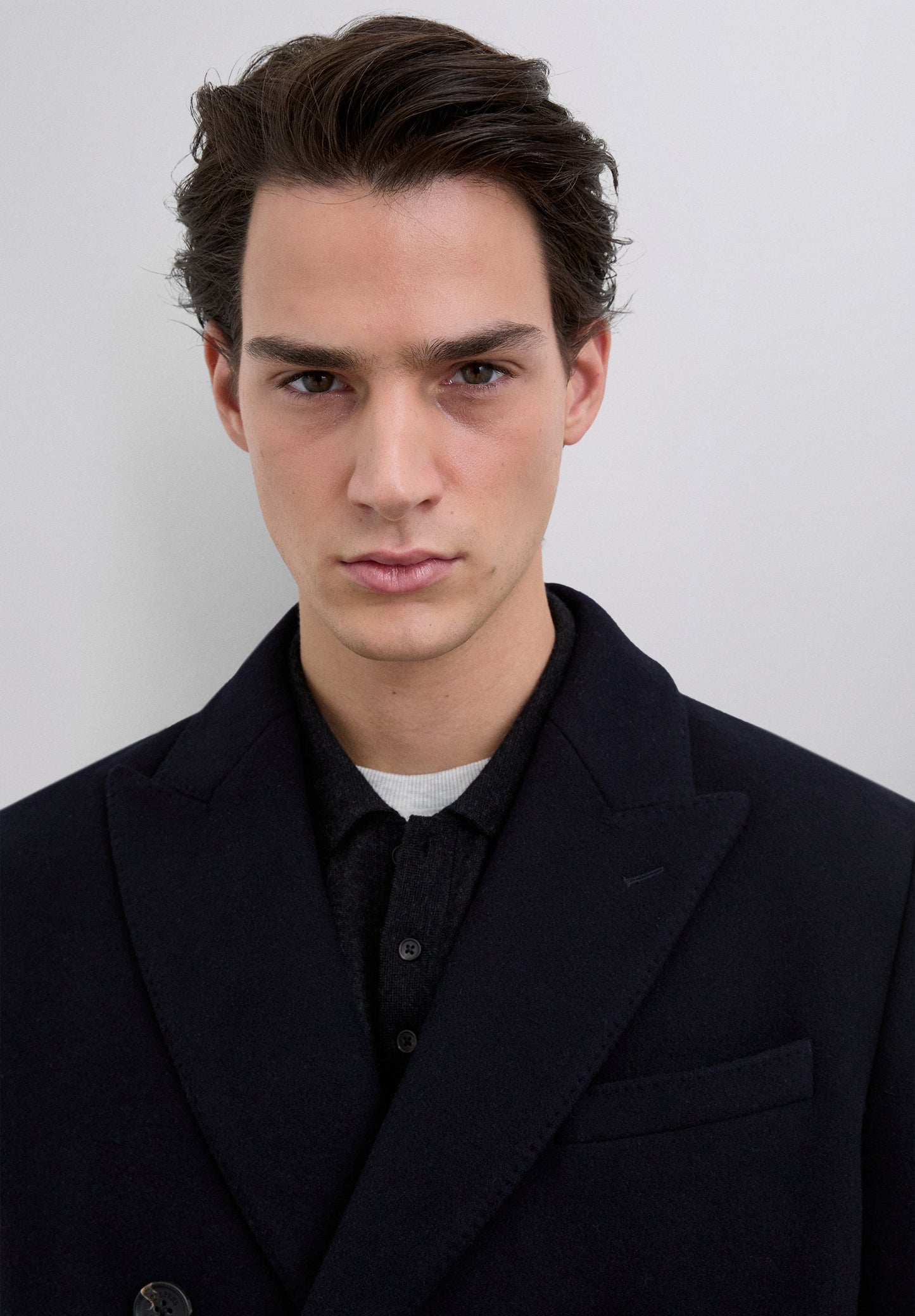 CASACO CRUZADO COM LÃ