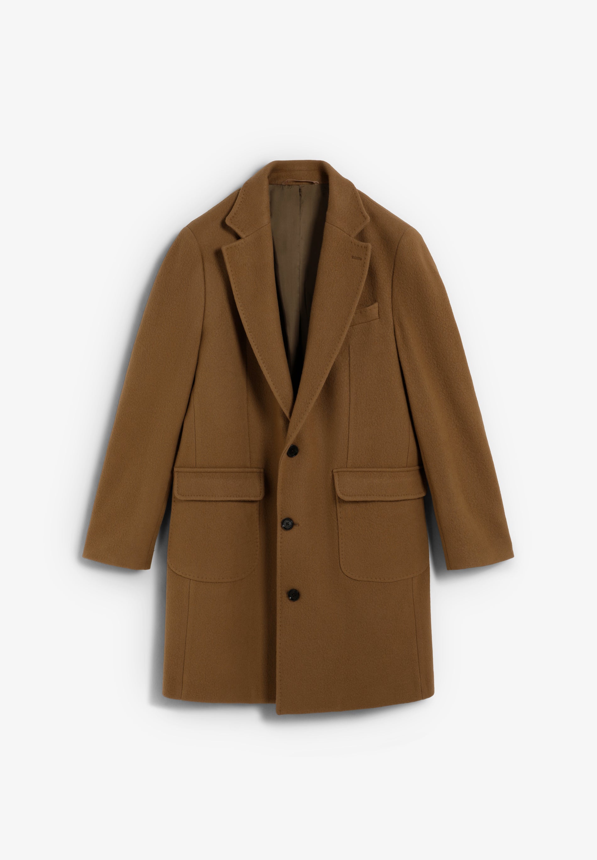 CASACO COMPRIDO ABA DE LÃ