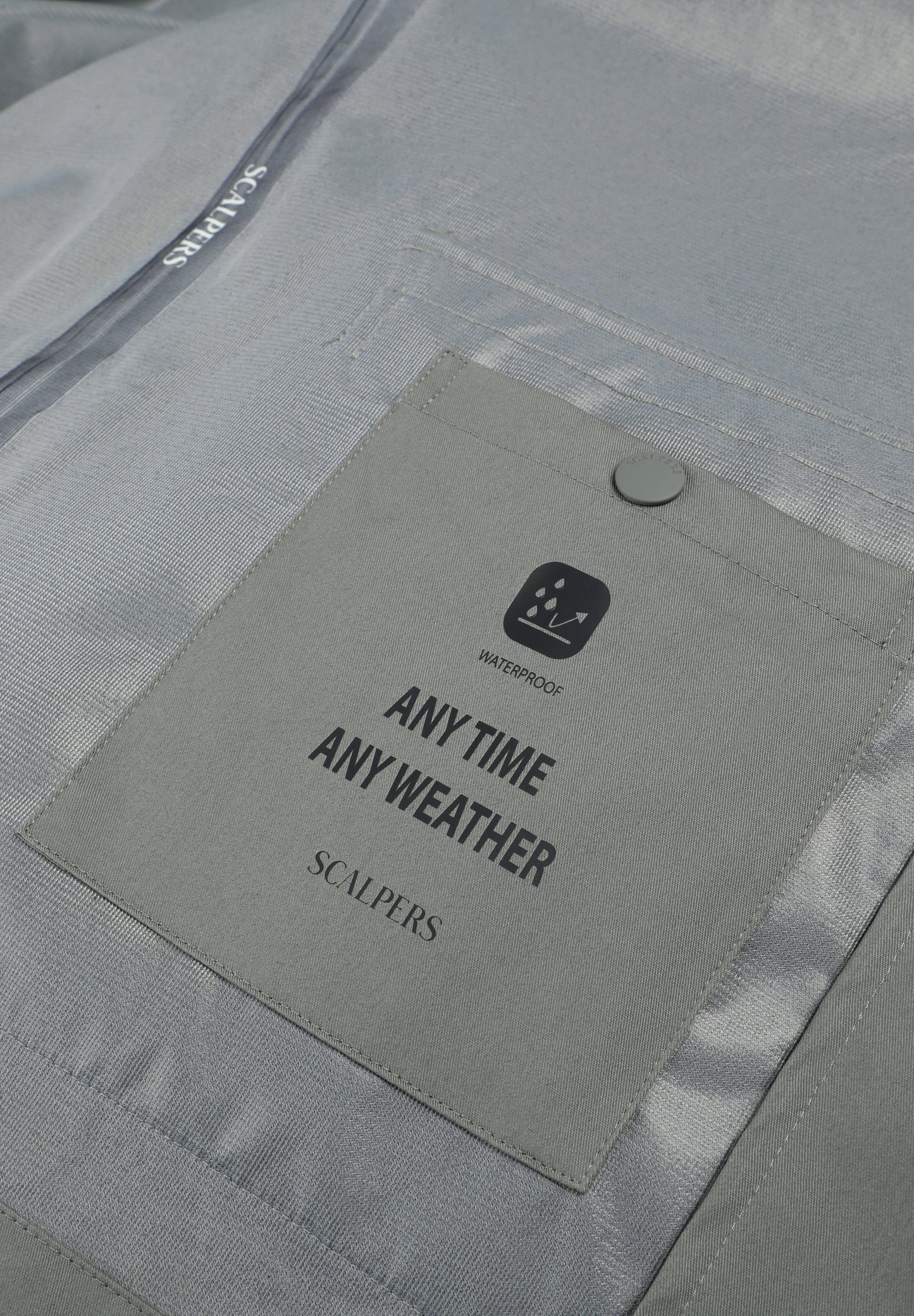 CARDIGAN IMPERMEÁVEL COM LOGÓTIPO