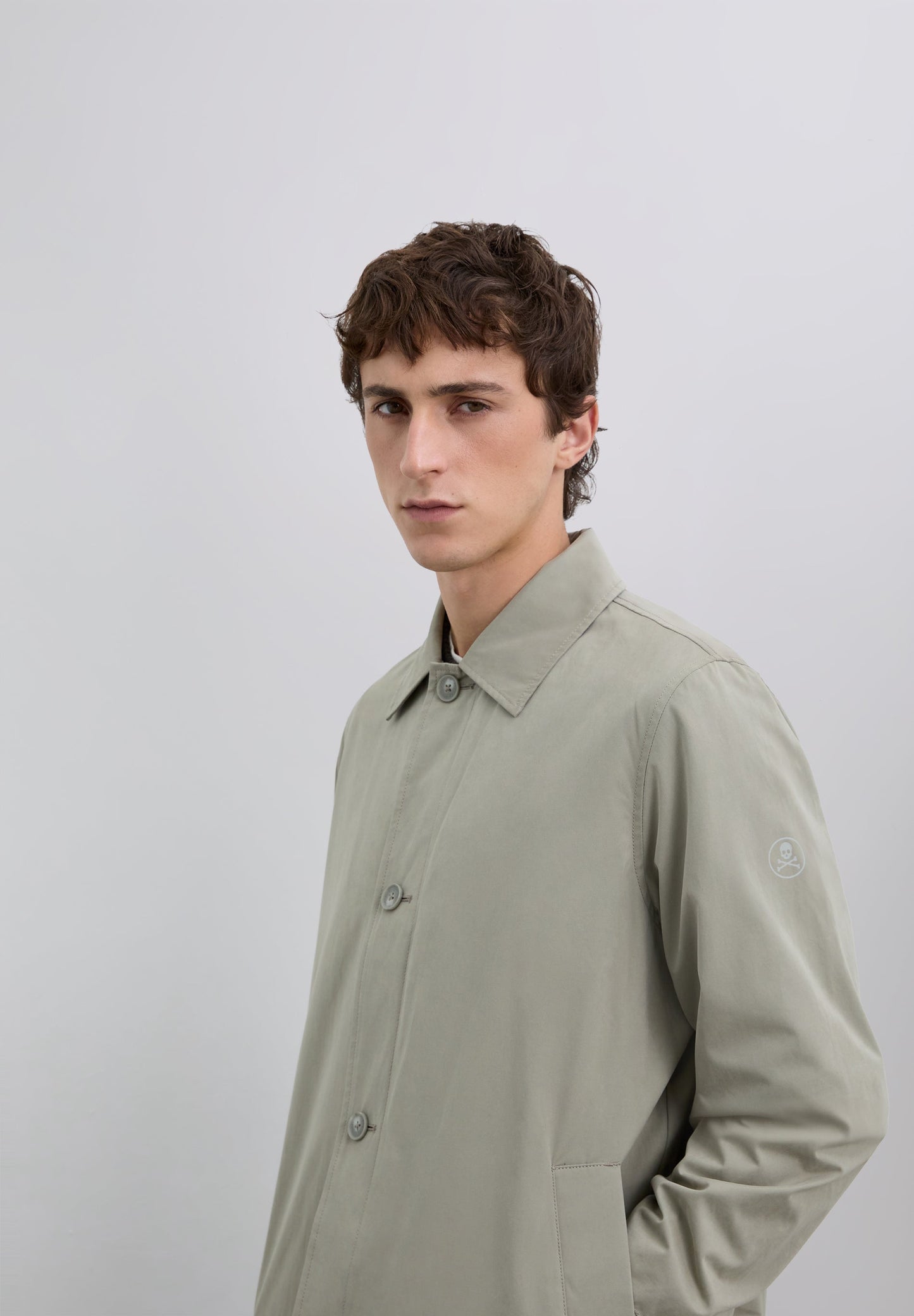 CASACO GABARDINA SKULL