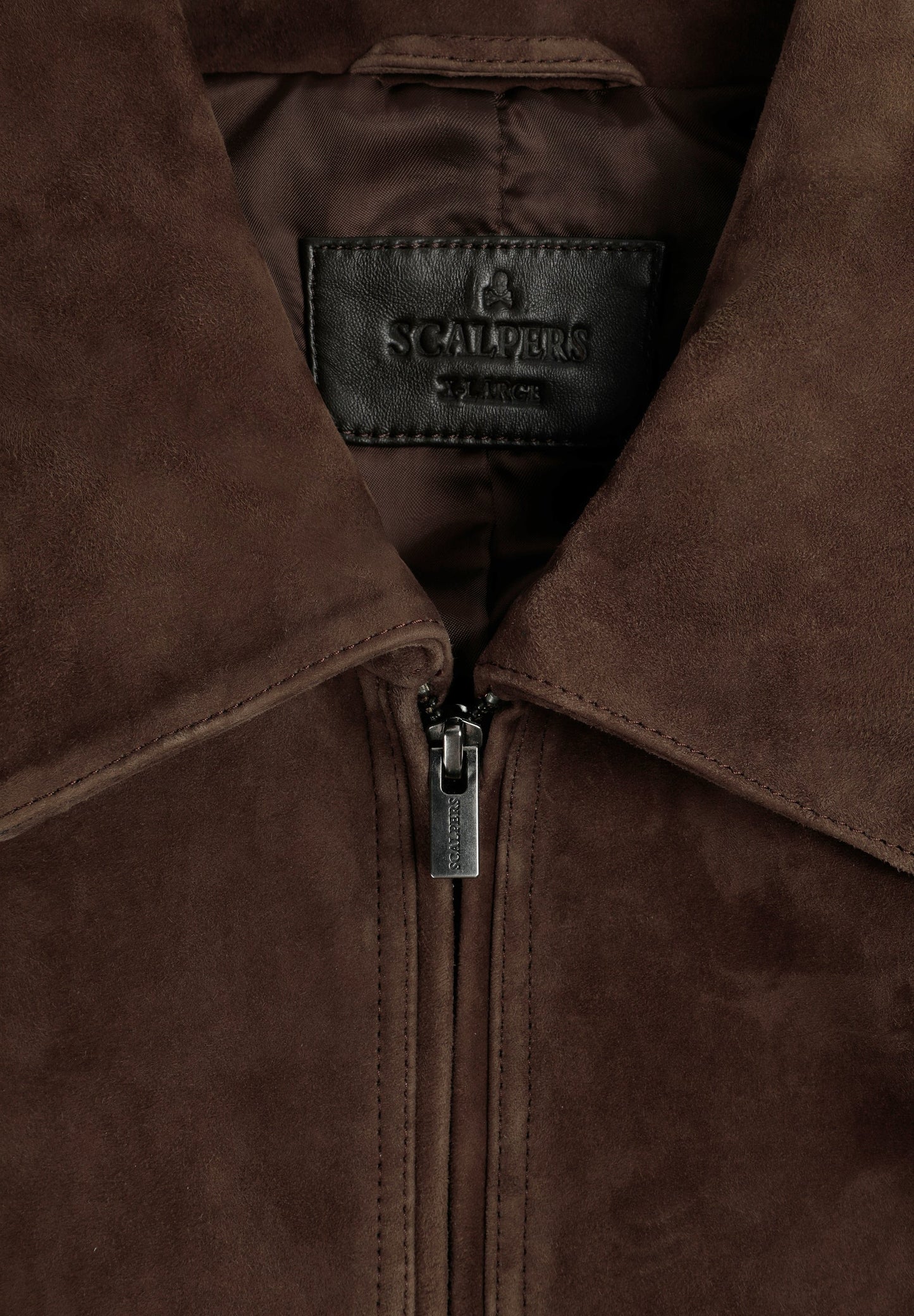 BLUSÃO EM PELE DE CAMURÇA