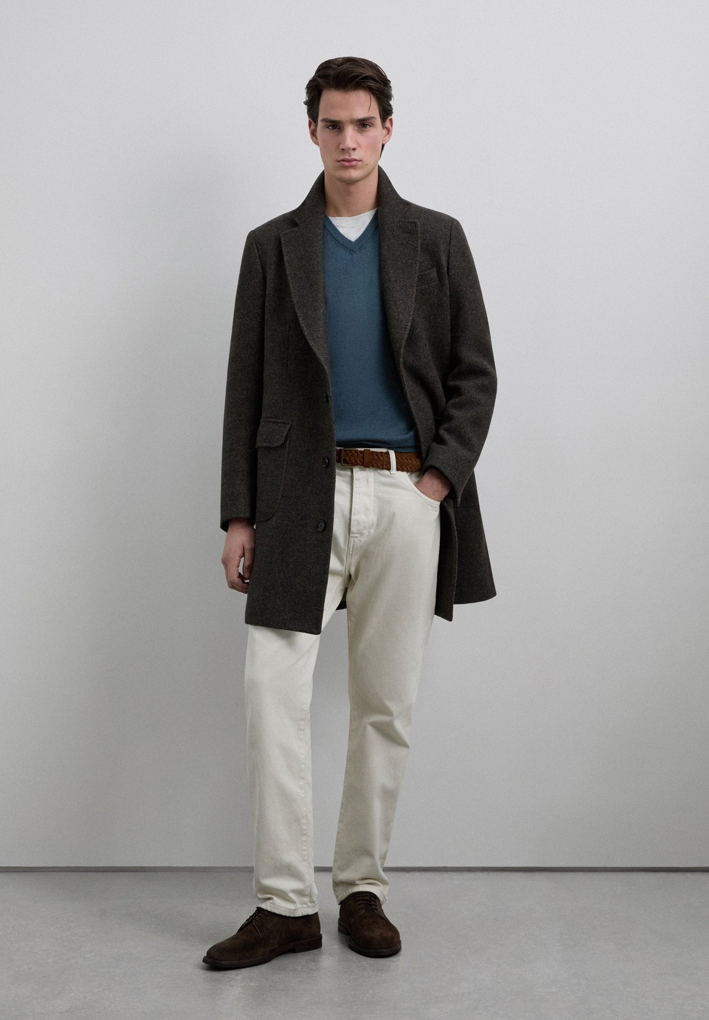 CAMISOLA EM BICO COM LOGÓTIPO