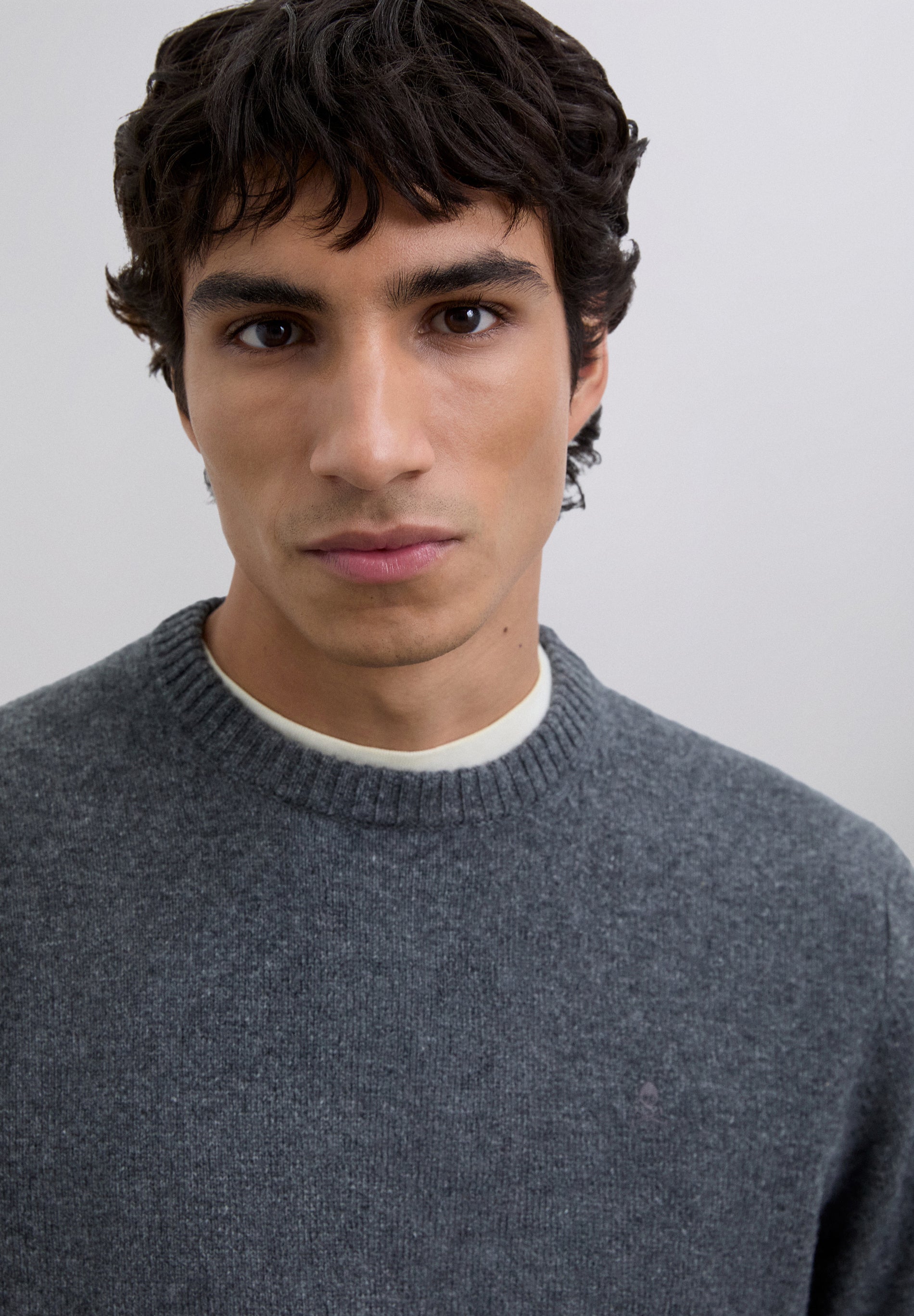 SWEATER DE LÃ COM LOGÓTIPO