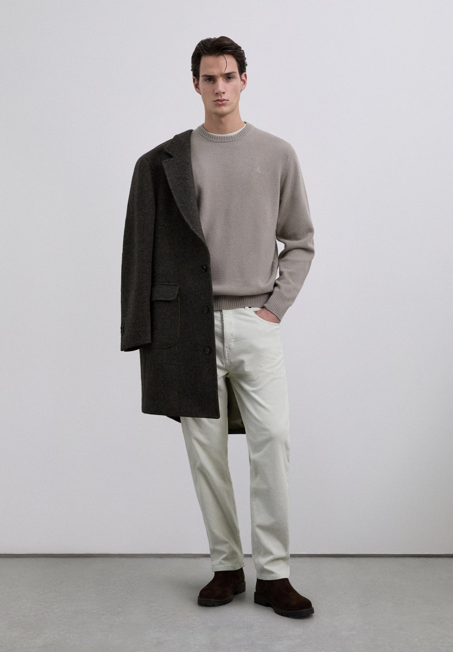 SWEATER DE LÃ COM LOGÓTIPO