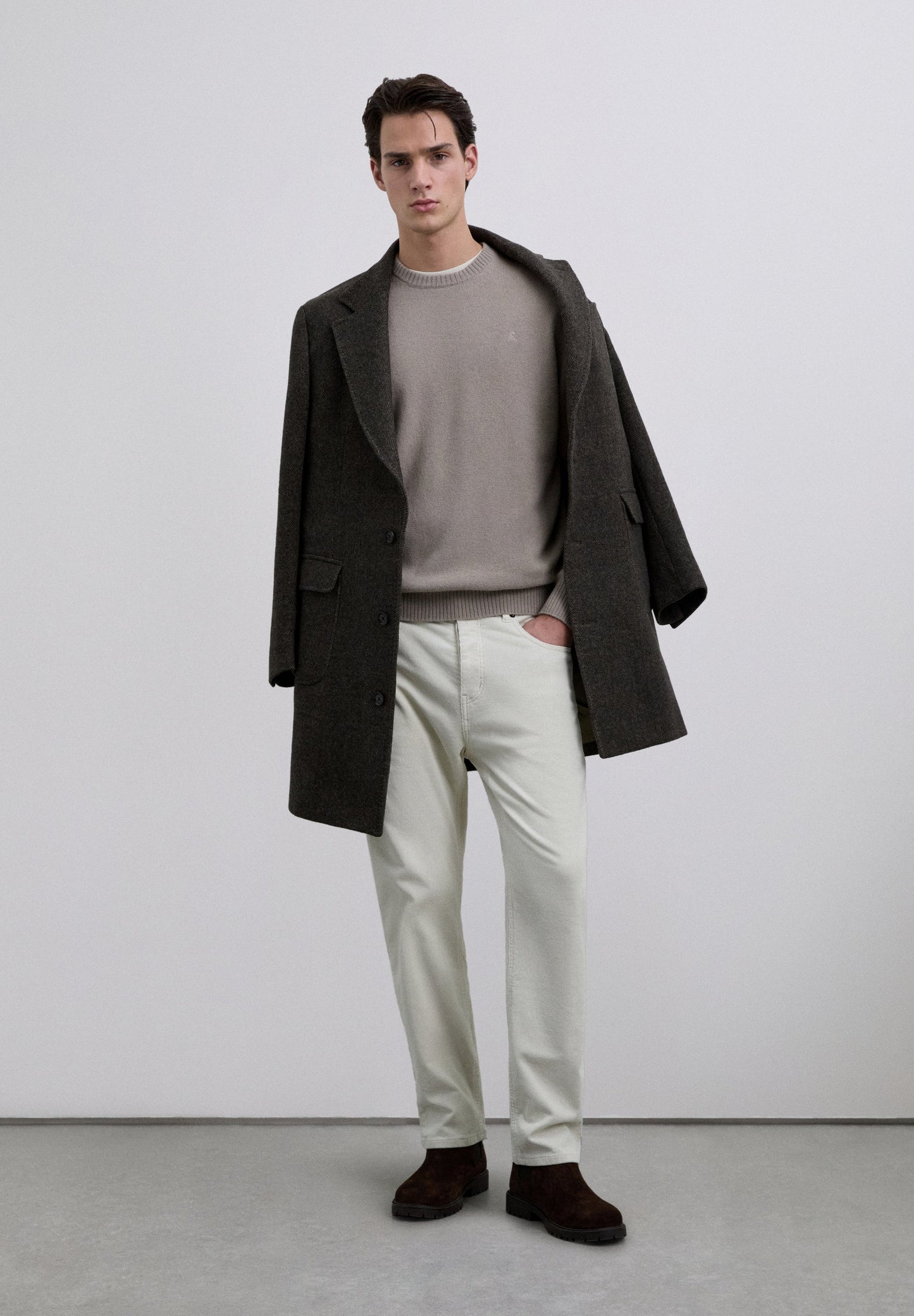 SWEATER DE LÃ COM LOGÓTIPO