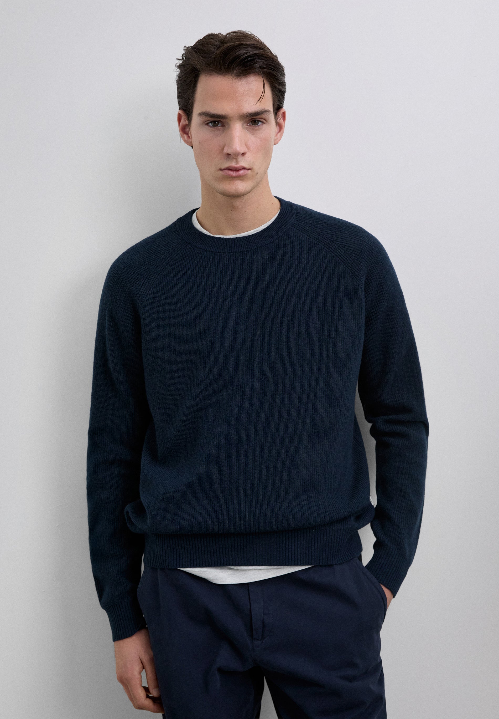 SWEATER MISTURA DE LÃ E CAXEMIRA