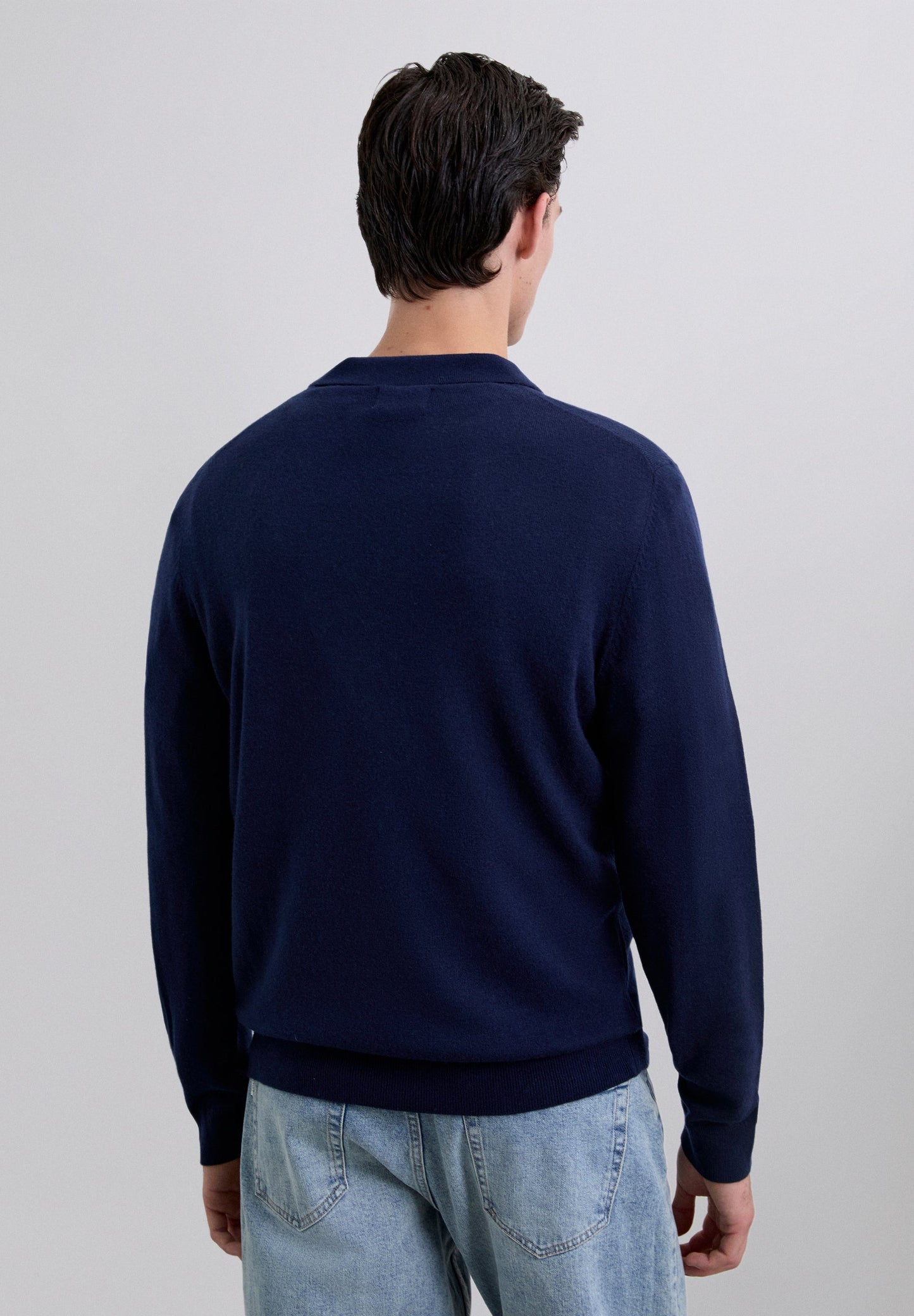 CAMISA POLO EM MALHA DE LÃ